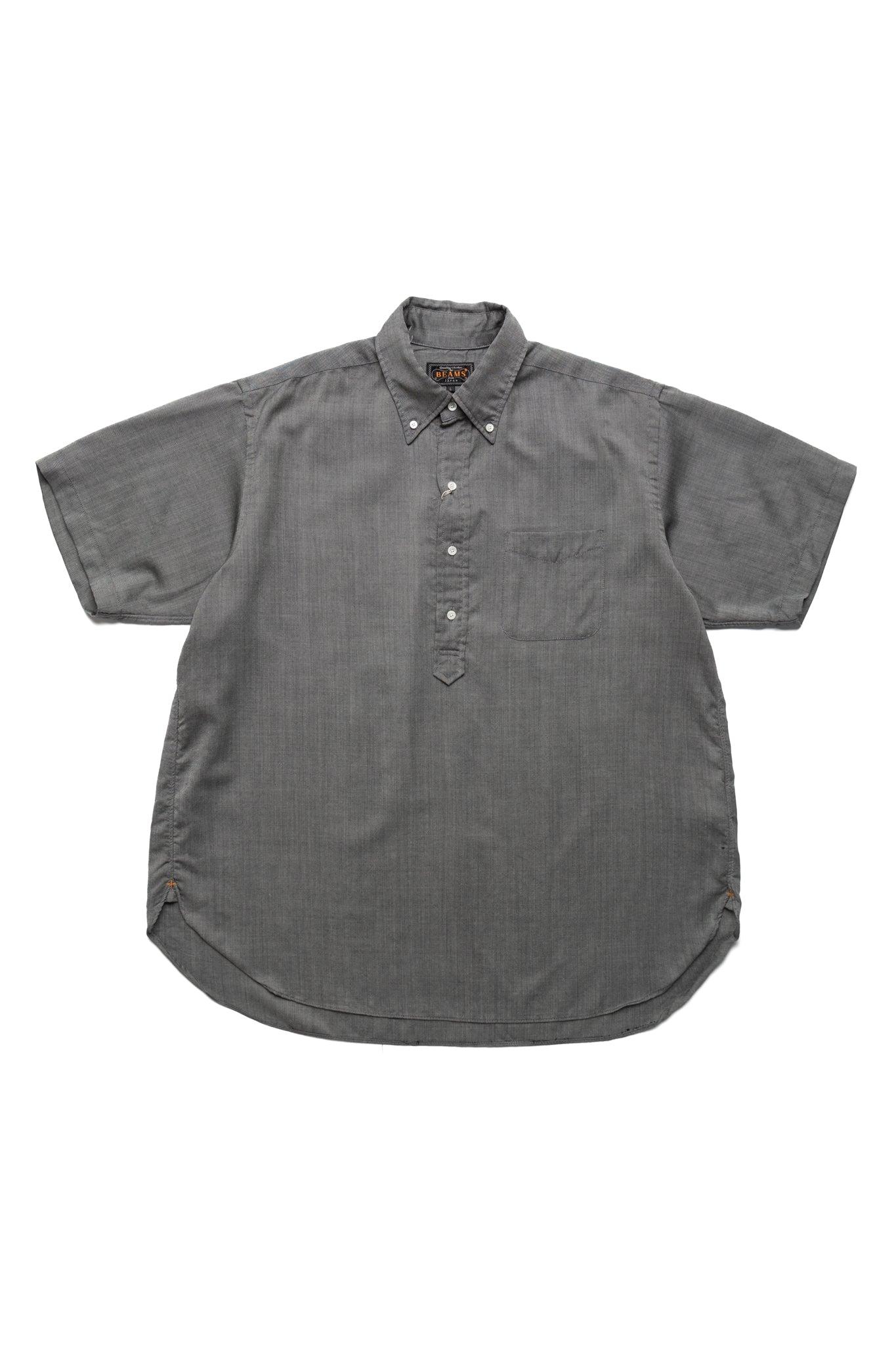 B.D. Pullover Classic-fit Washable Wool Oxford - Grey