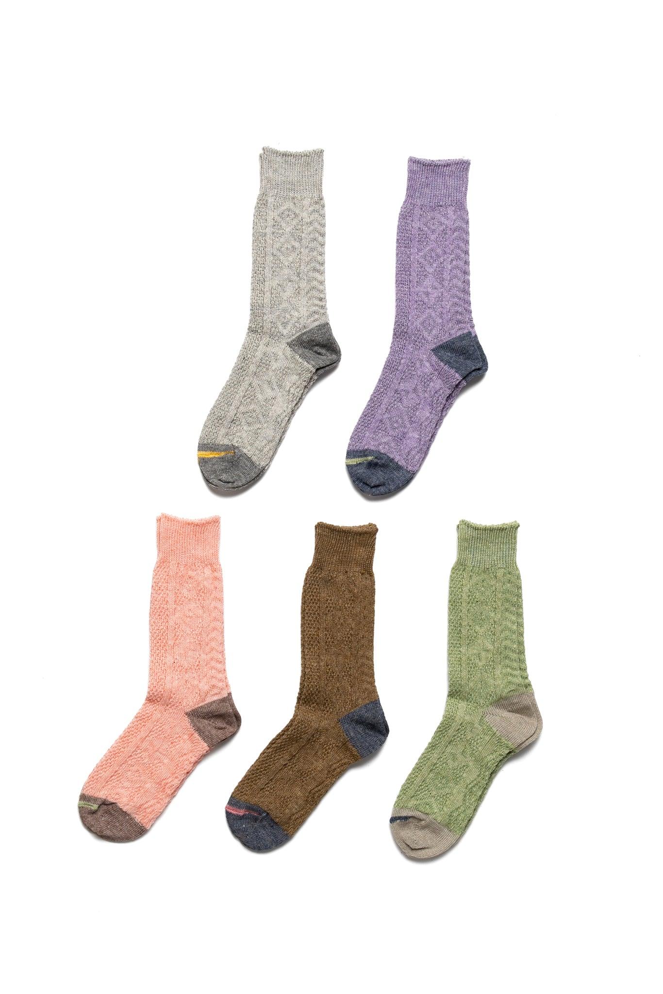 96 Yarns Linen Jacquard KUBA Socks