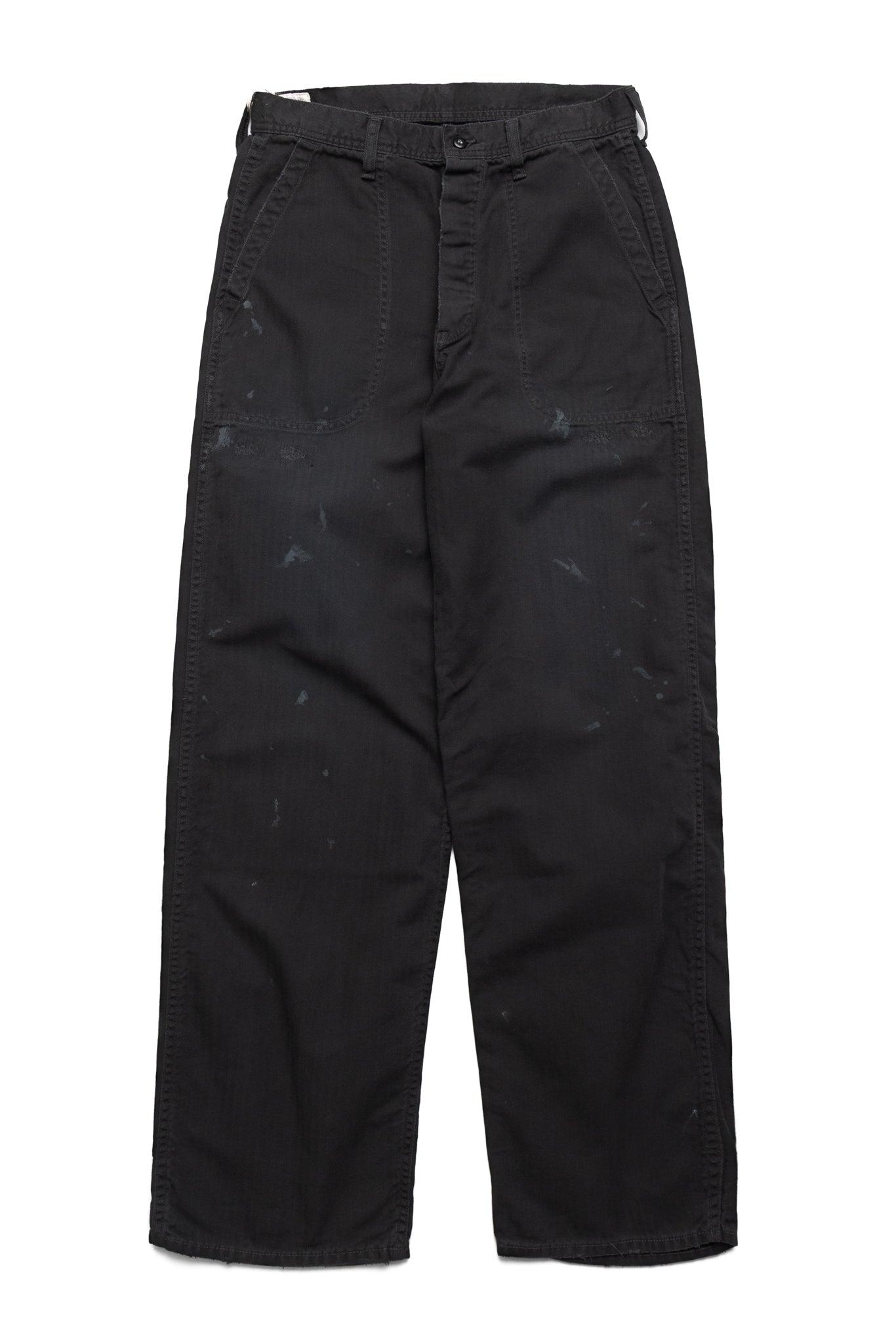 USN Herringbone Seamen's Trousers - VE Black