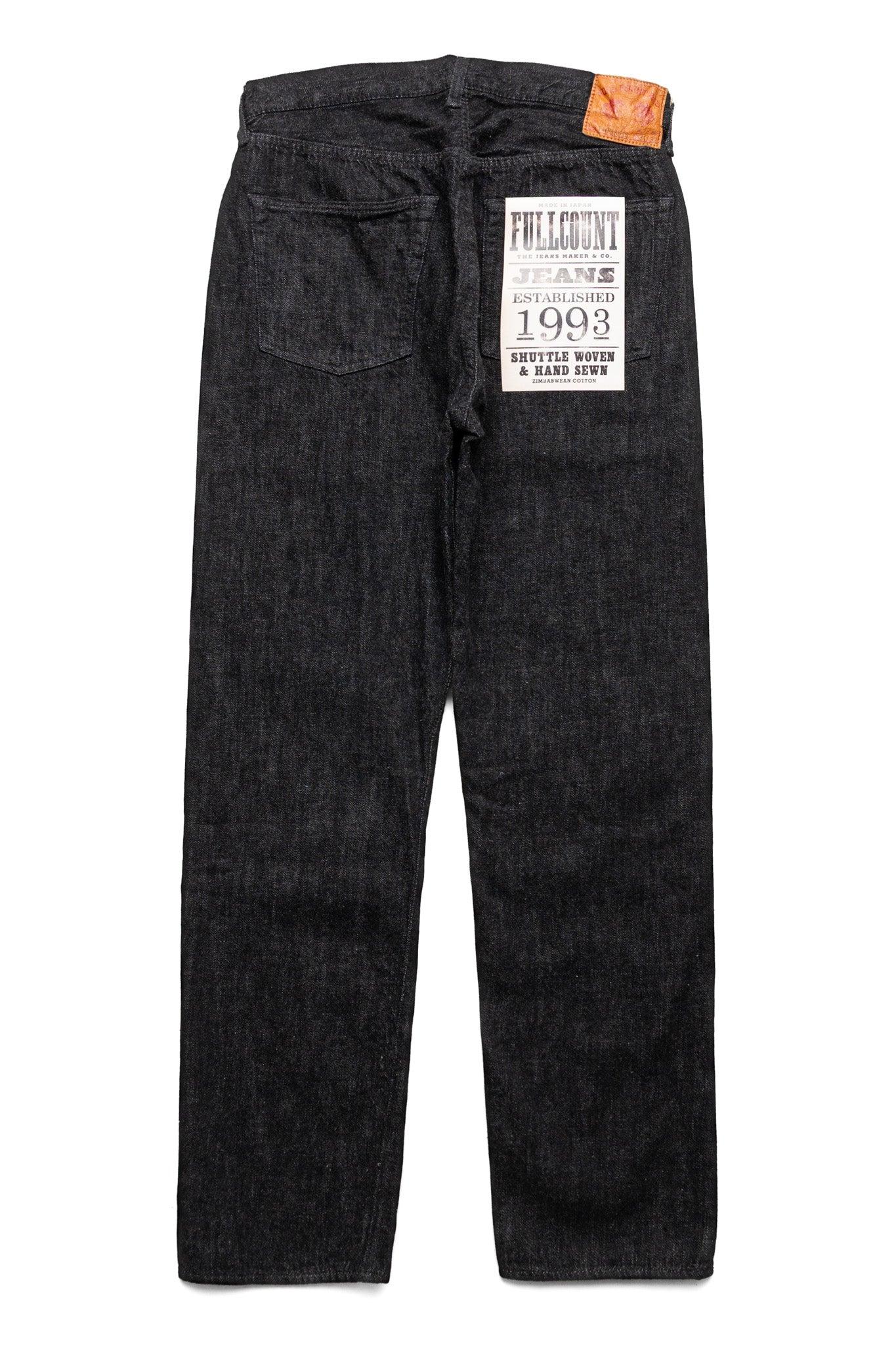 1103BKSS 11.5oz Clean Straight Black Denim (Super Smooth)
