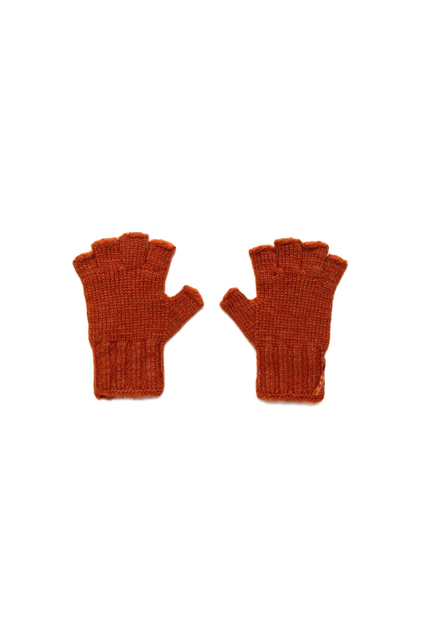 Wool FOLKTALE Gloves - Orange
