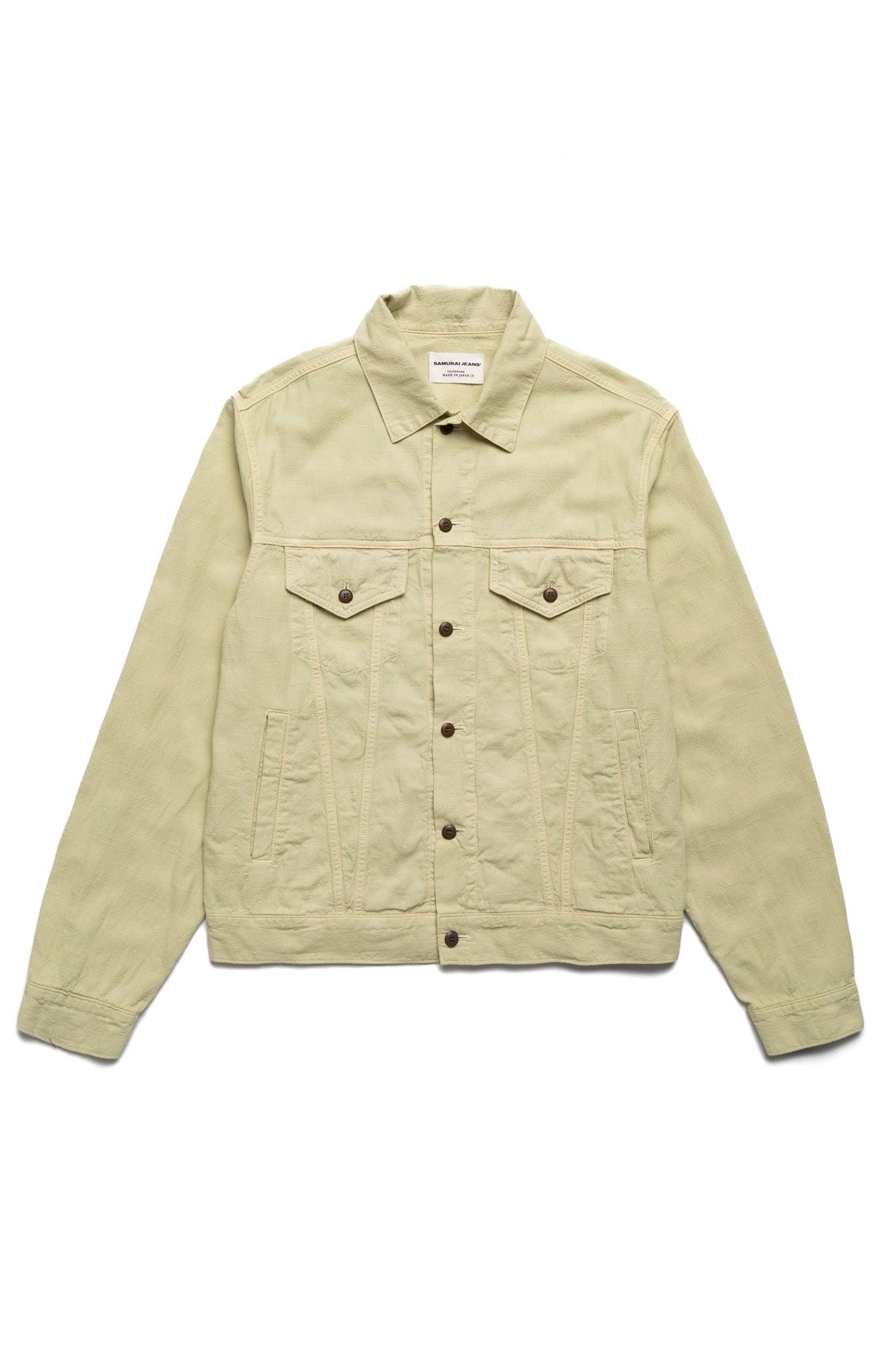 Tropical Weather Trucker Jacket - Green Tea