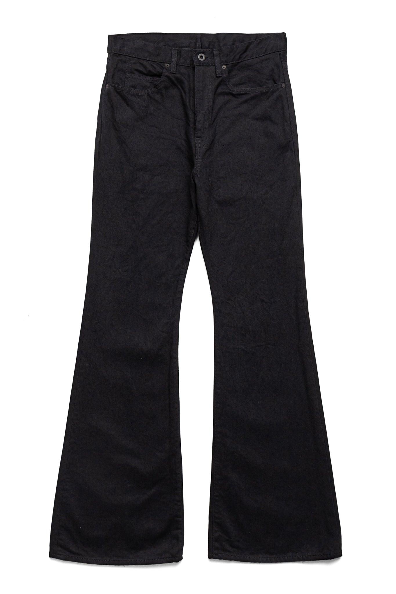 14oz BLKxBLK Denim 5P OKABELLBO - Black x Black