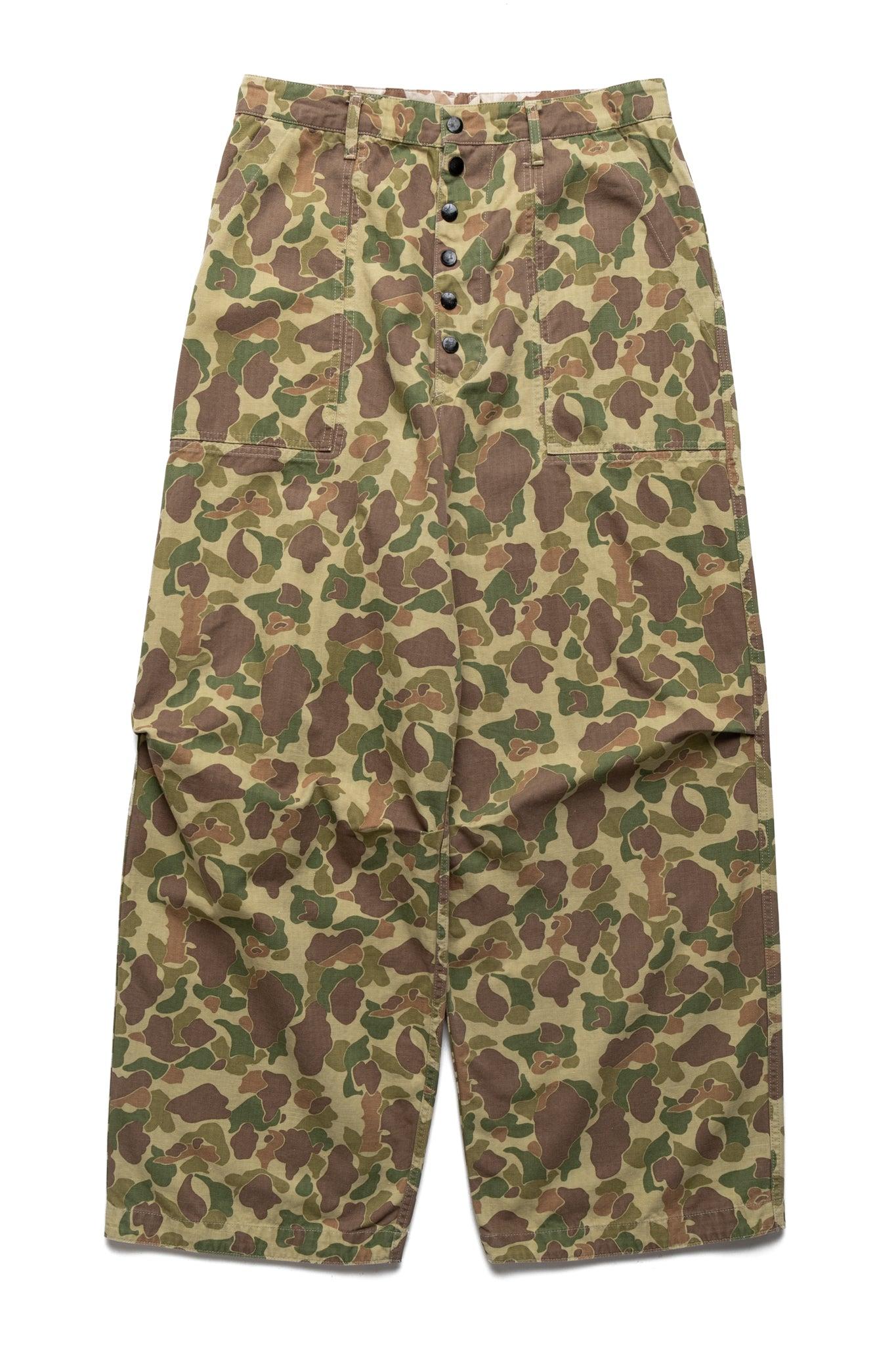 HUNTER CAMO Herringbone Reversible Fatigue Baggy Pants