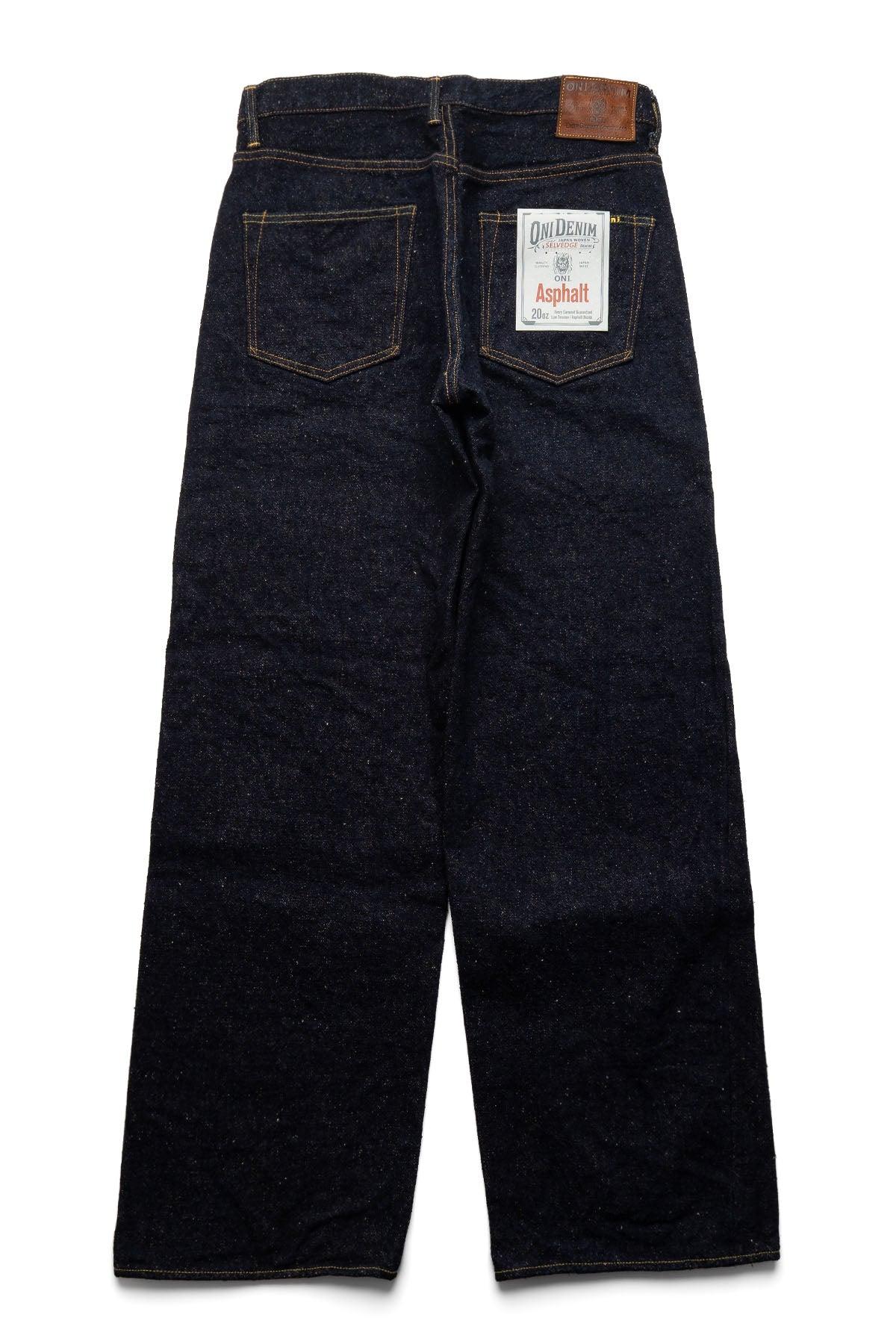 222-Asphalt 20oz Asphalt Denim Super Wide Straight