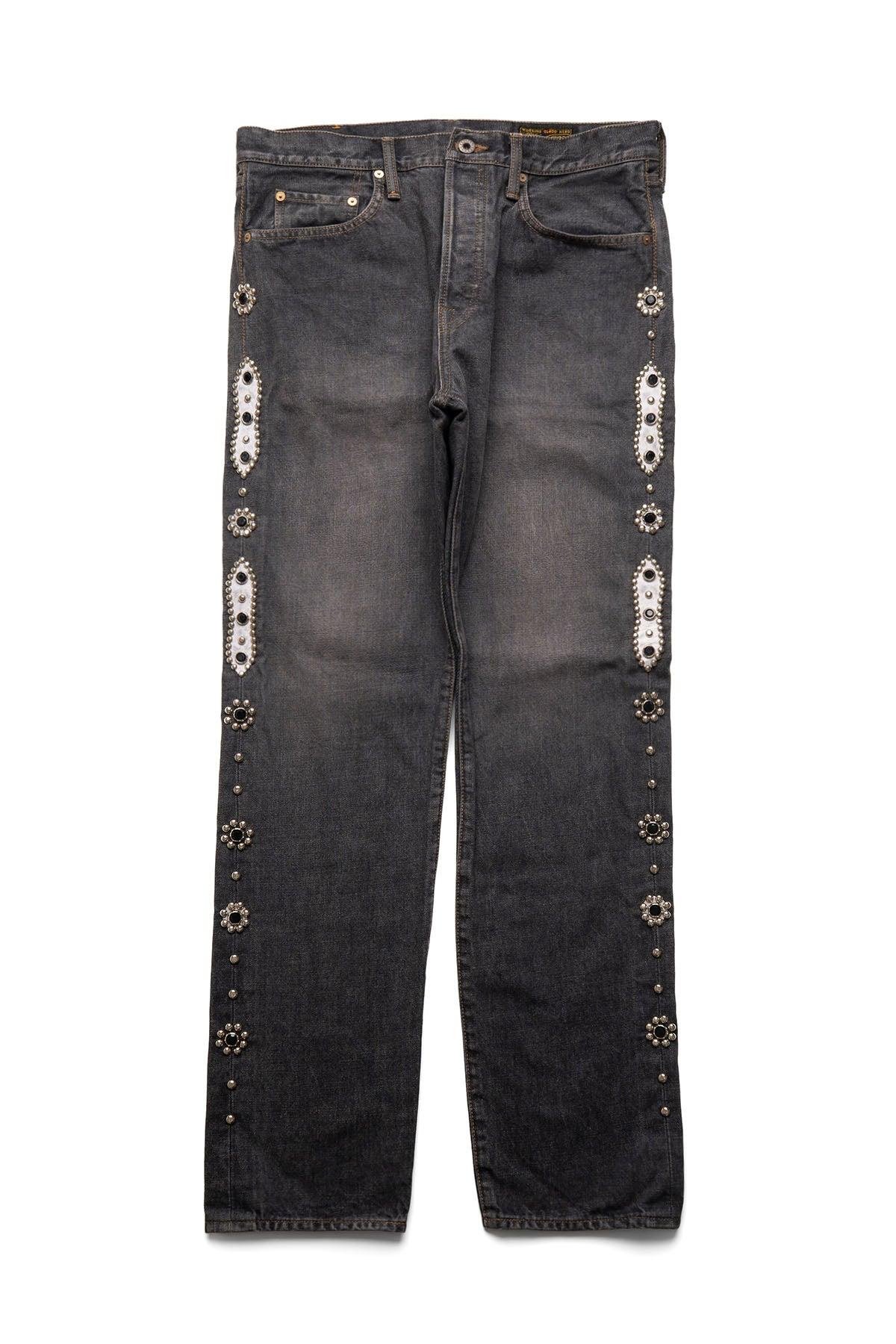 14oz BLK Denim 5P MONKEY CISCO (Black STUDS) 2026