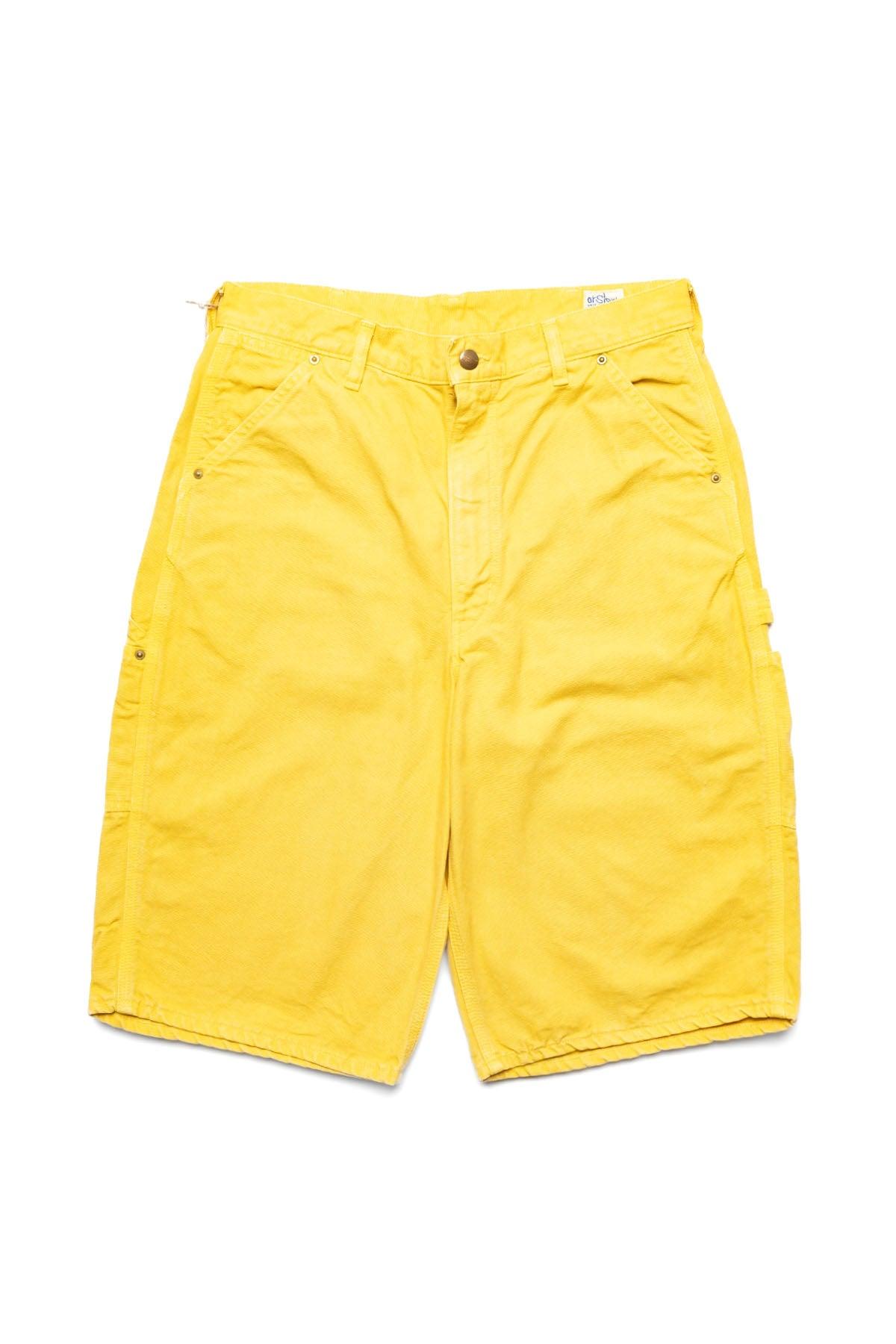 Dad's Fit Oxford Painter Shorts - Yellow Stone (Blue in Green Exclusive)