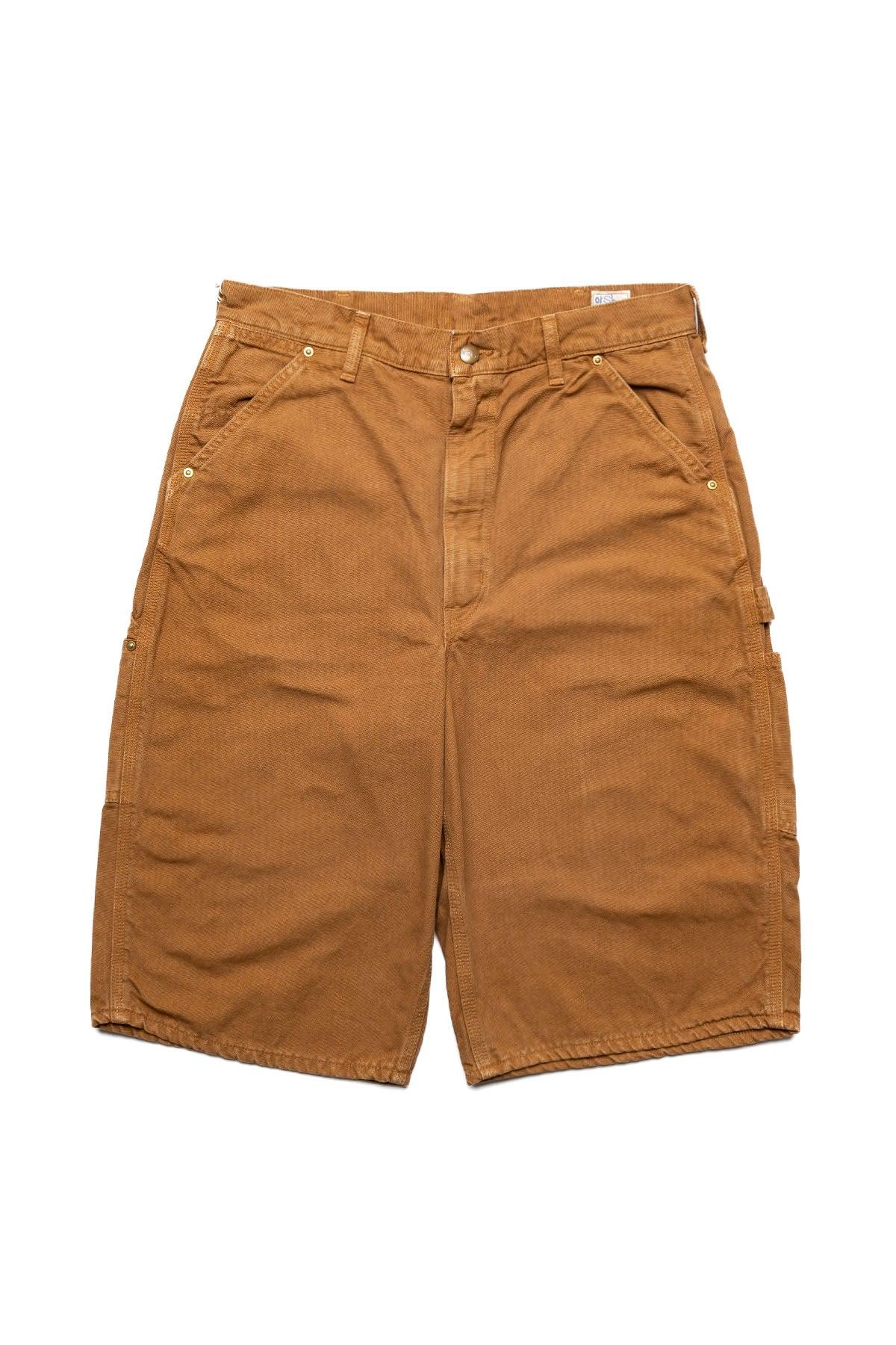 Dad's Fit Oxford Painter Shorts - Brown Stone (Blue in Green Exclusive)