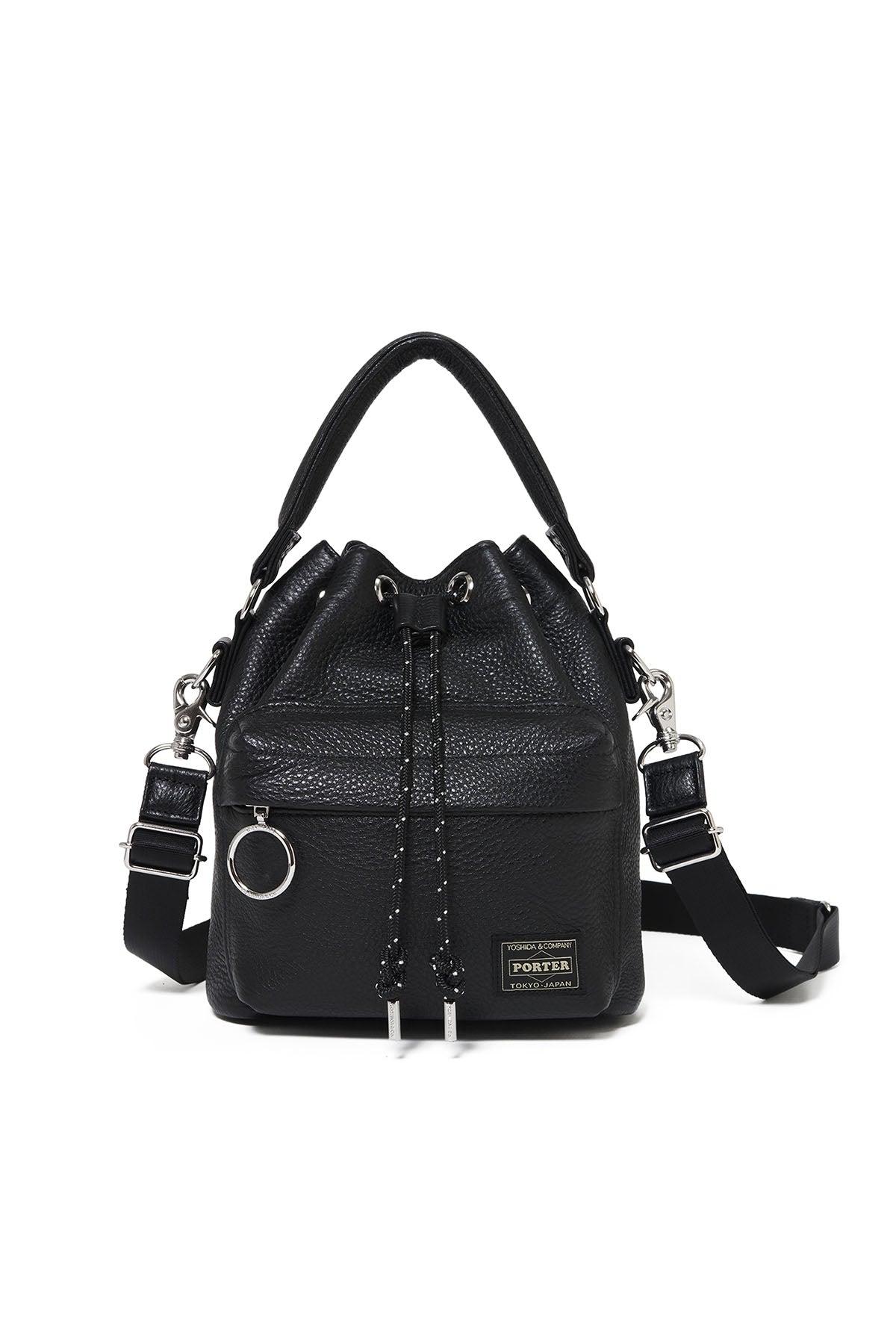 Balloon Bag / Leather (S) - Black
