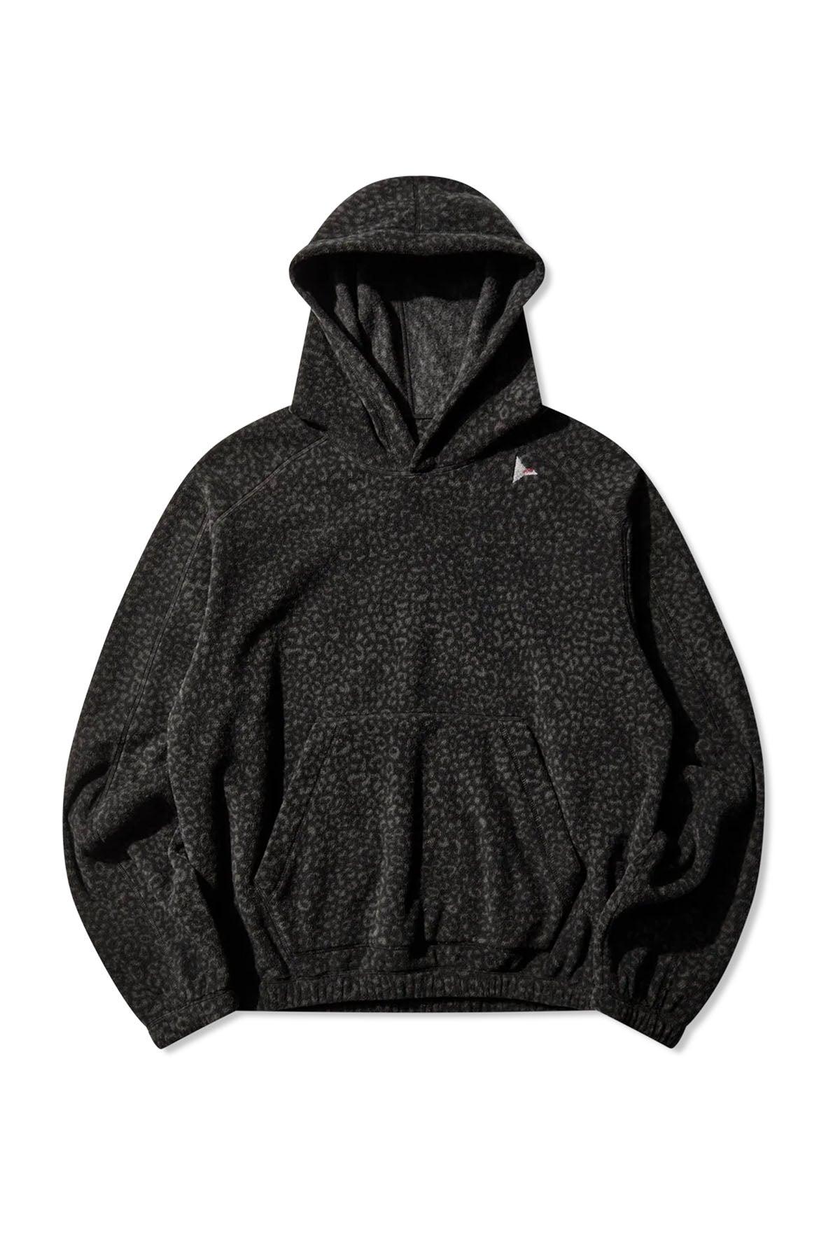 Drowi Polar Fleece Hoodie - Leo Black