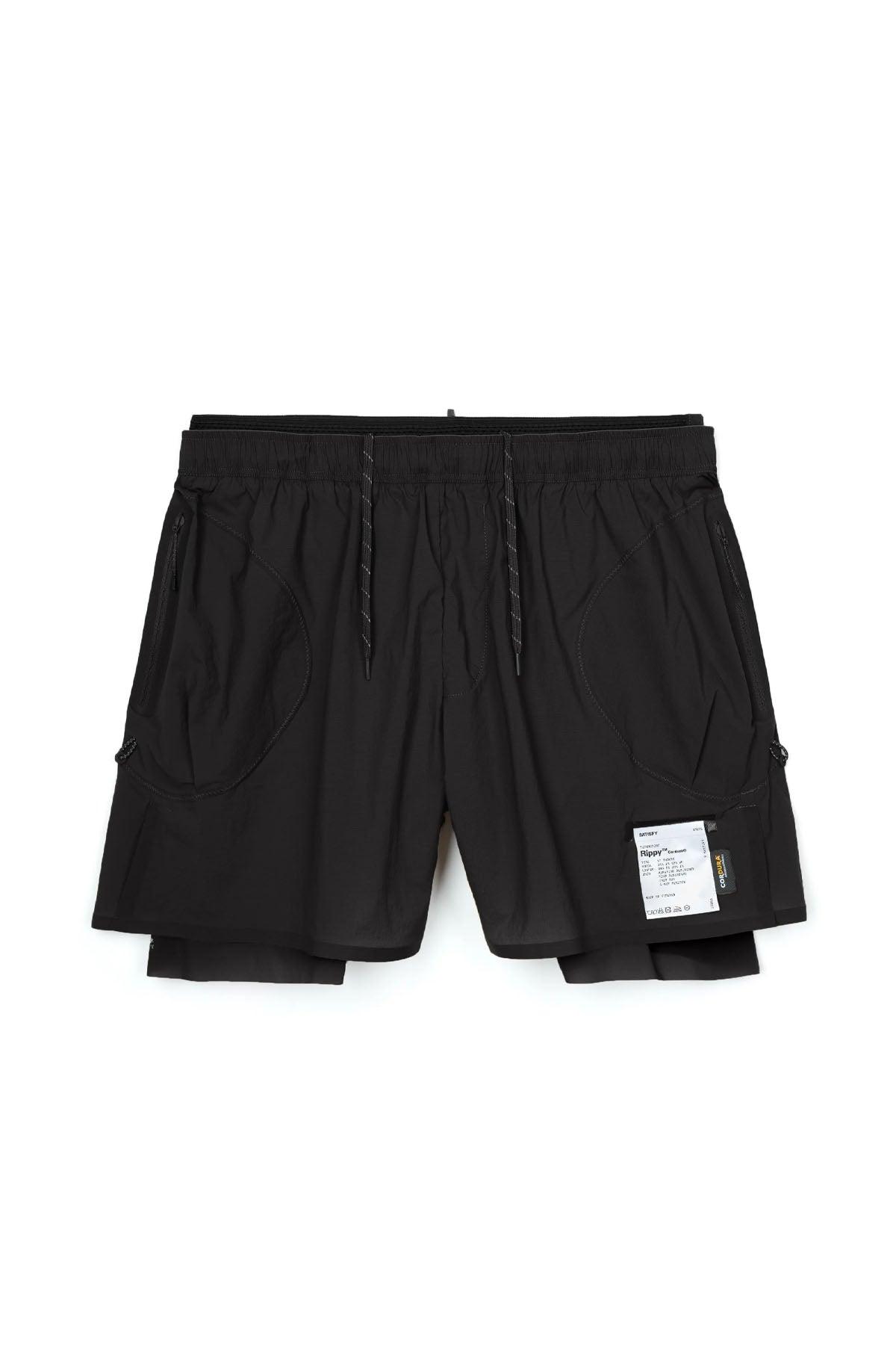 Rippy Cordura 5 Trail Shorts - Black