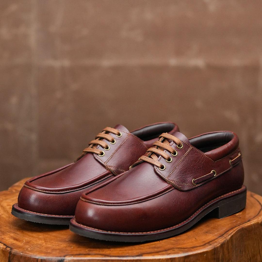 Voyager Boat 2.0 Shoes (Saddle Tan) Goodyear Welted
