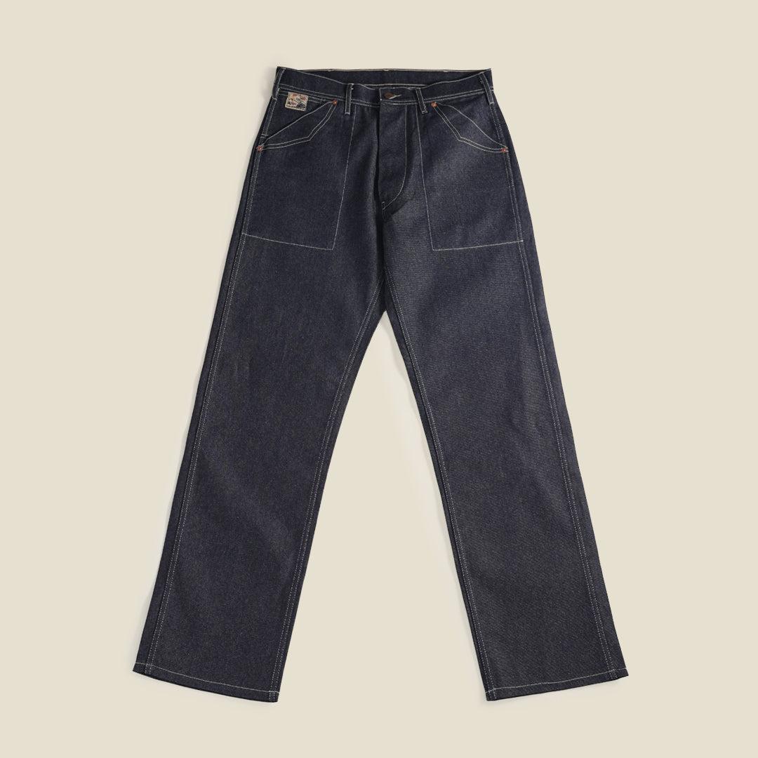 1930 Enginereeing Pants Raw Denim Old Iron Blue