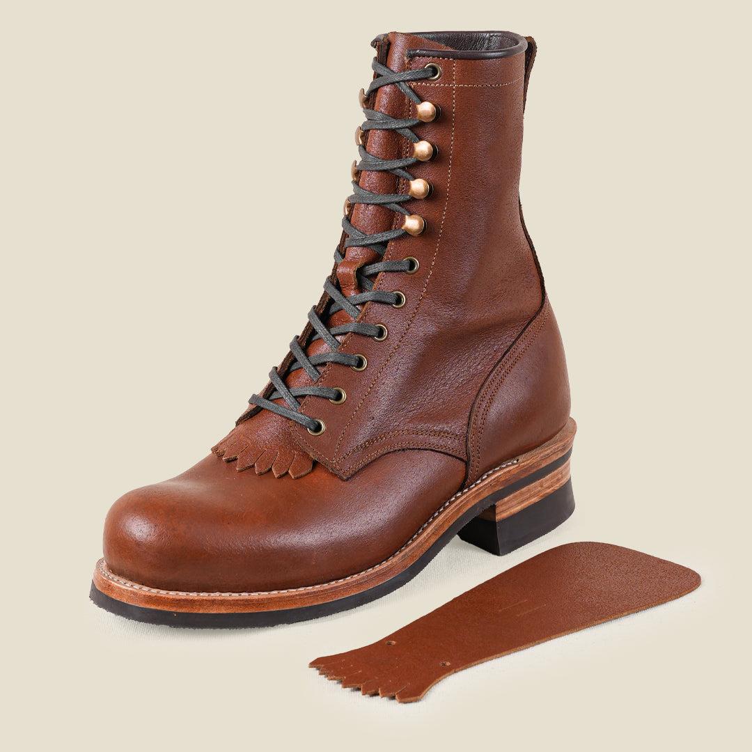 Trooper 2.0 Boots 8" ( Russet Waxed Roughout ) Goodyear Welted