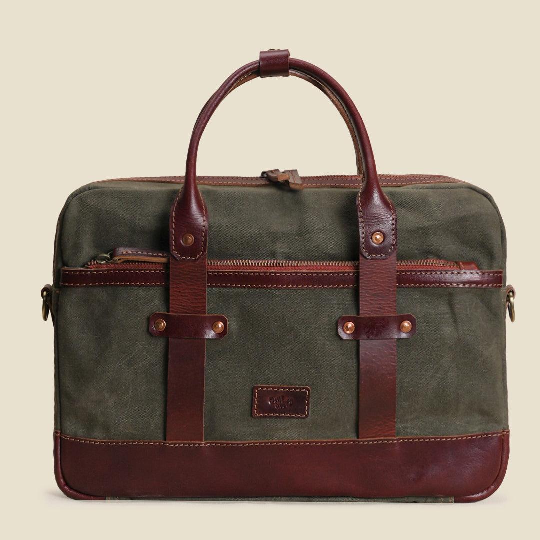 Heritage Briefcase ( Forest Green )