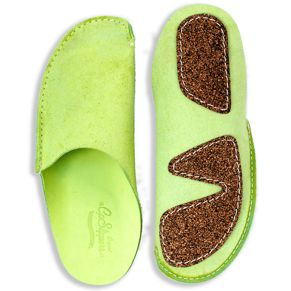 Green CP Slippers Luxe