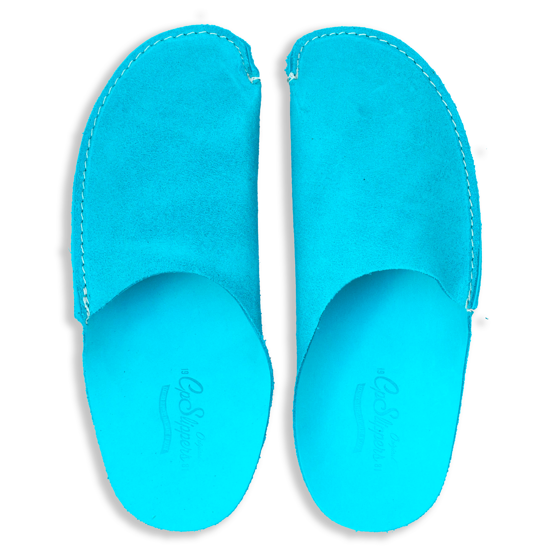 Turquoise CP Slippers Minimalist