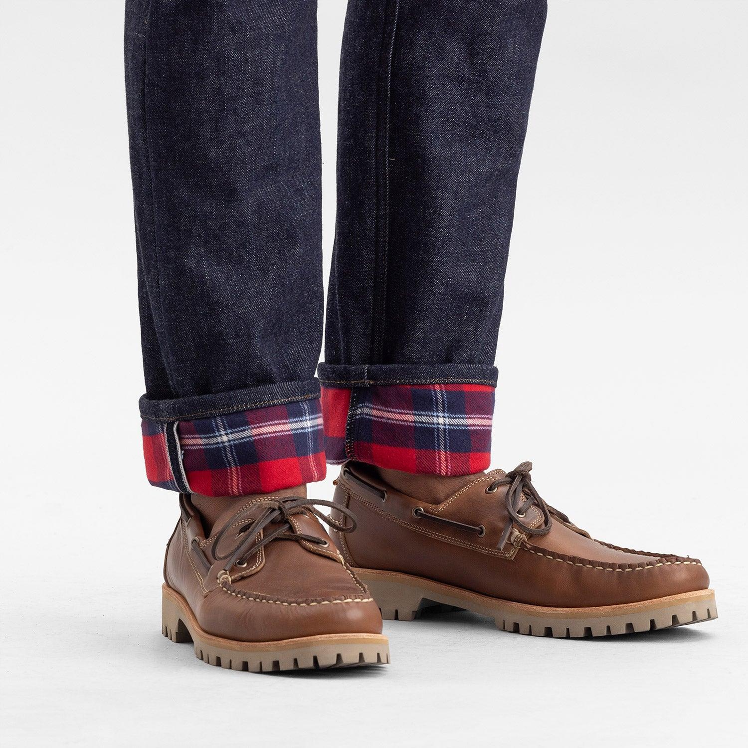 Original 13 Dark Flannel Lined Jean