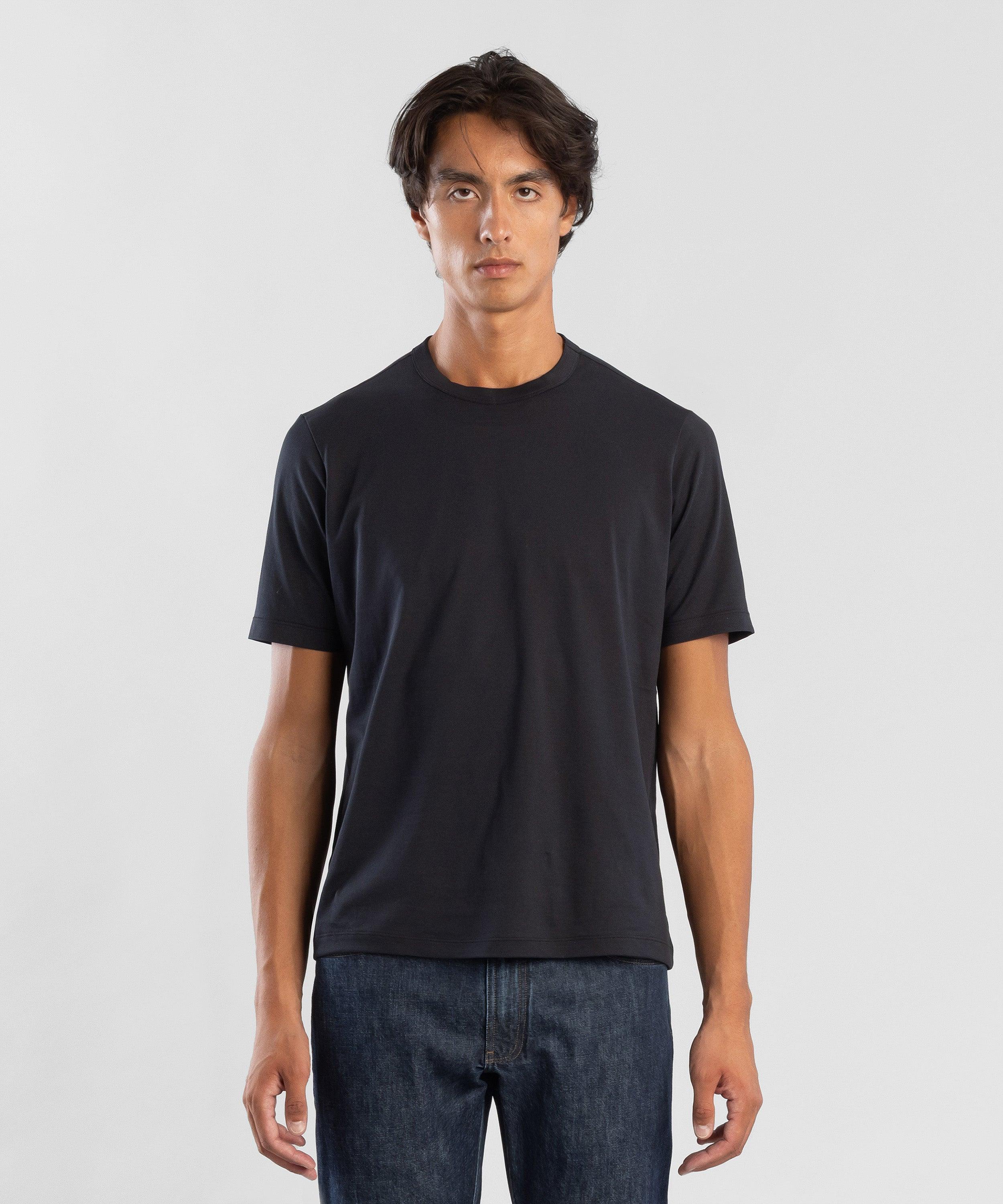 Refined 160 SS Black Men's Crewneck T-shirt