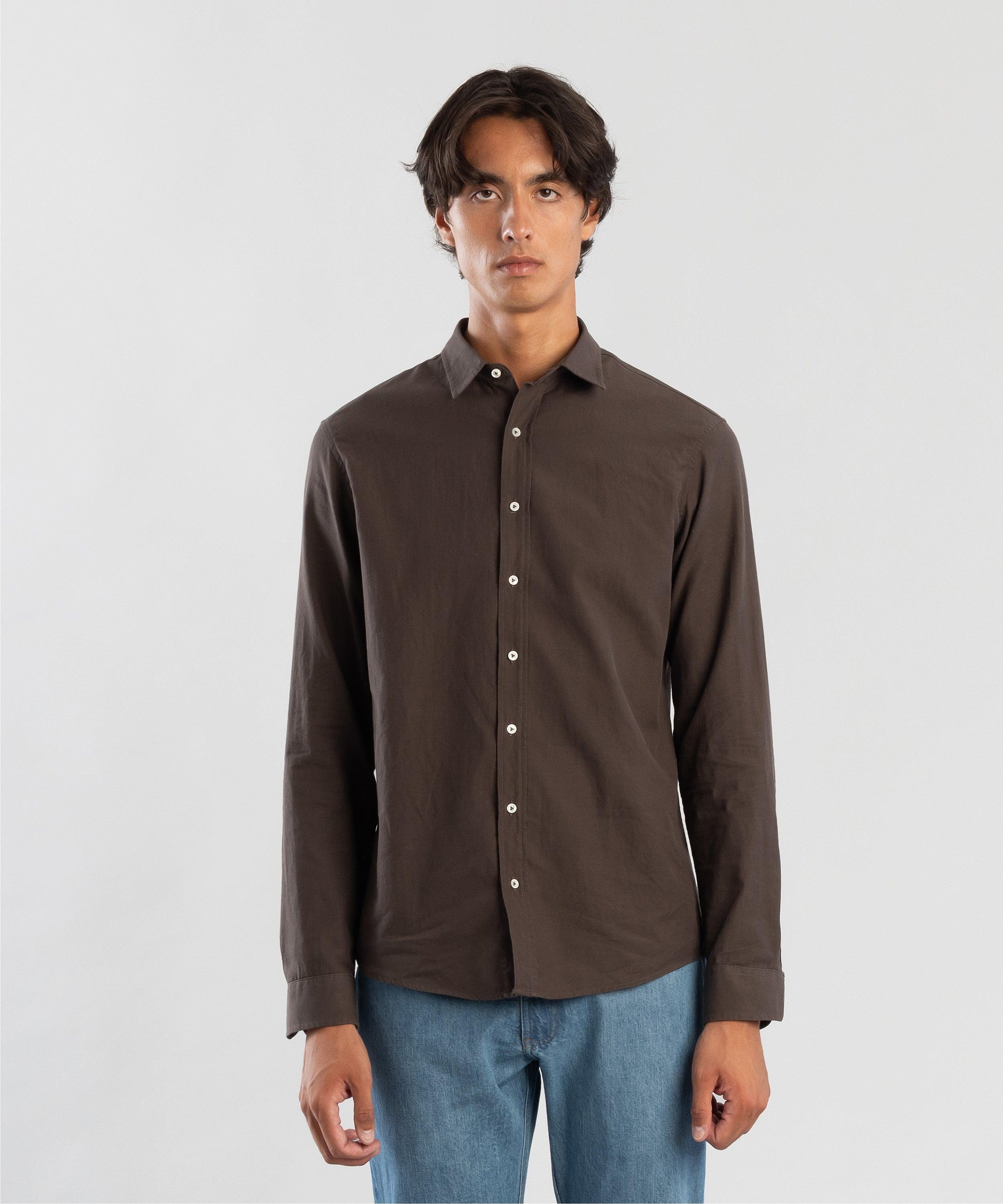 Classic 130 Brown Men's Shirt