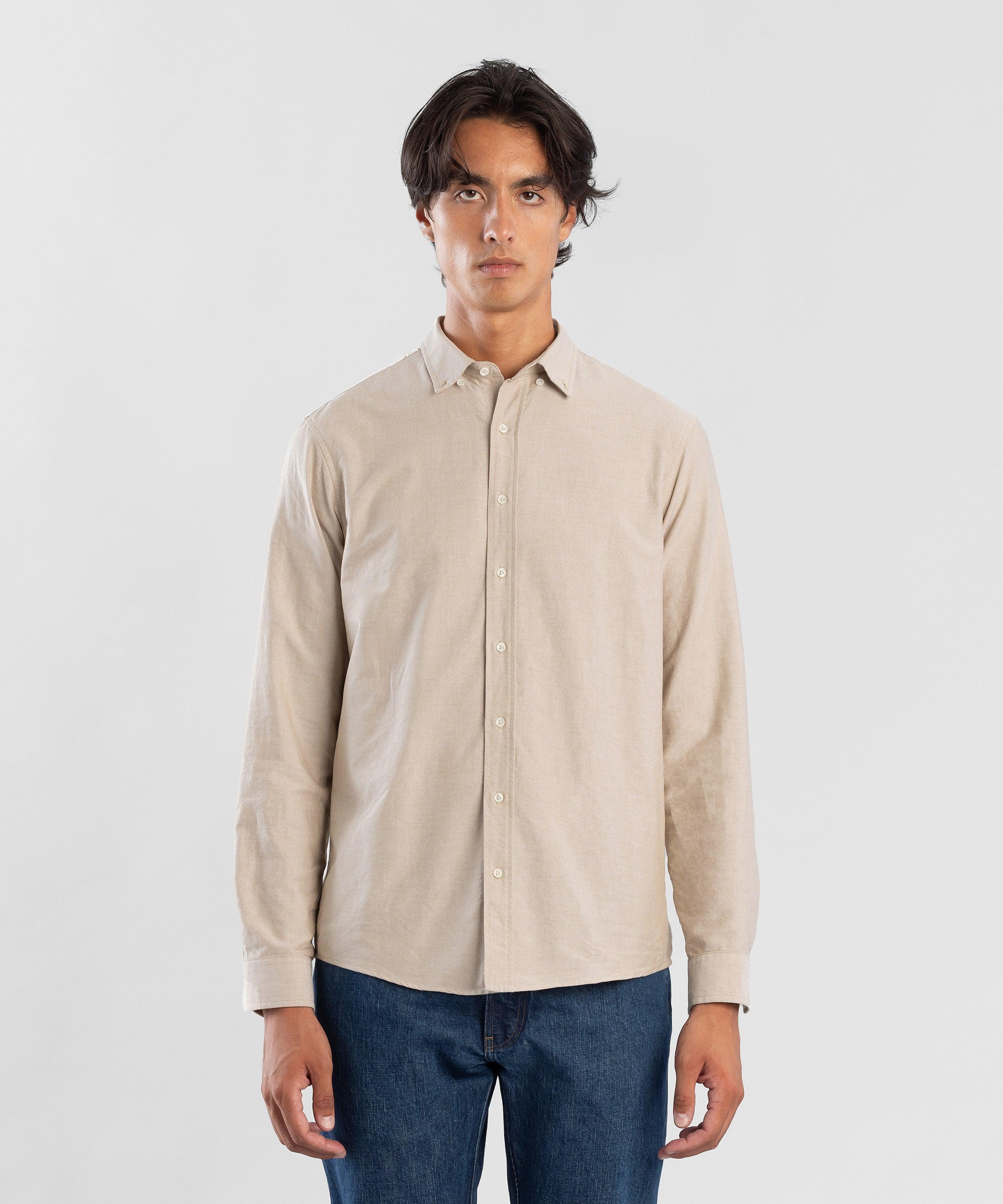 Oxford 150 Tan Men's Shirt