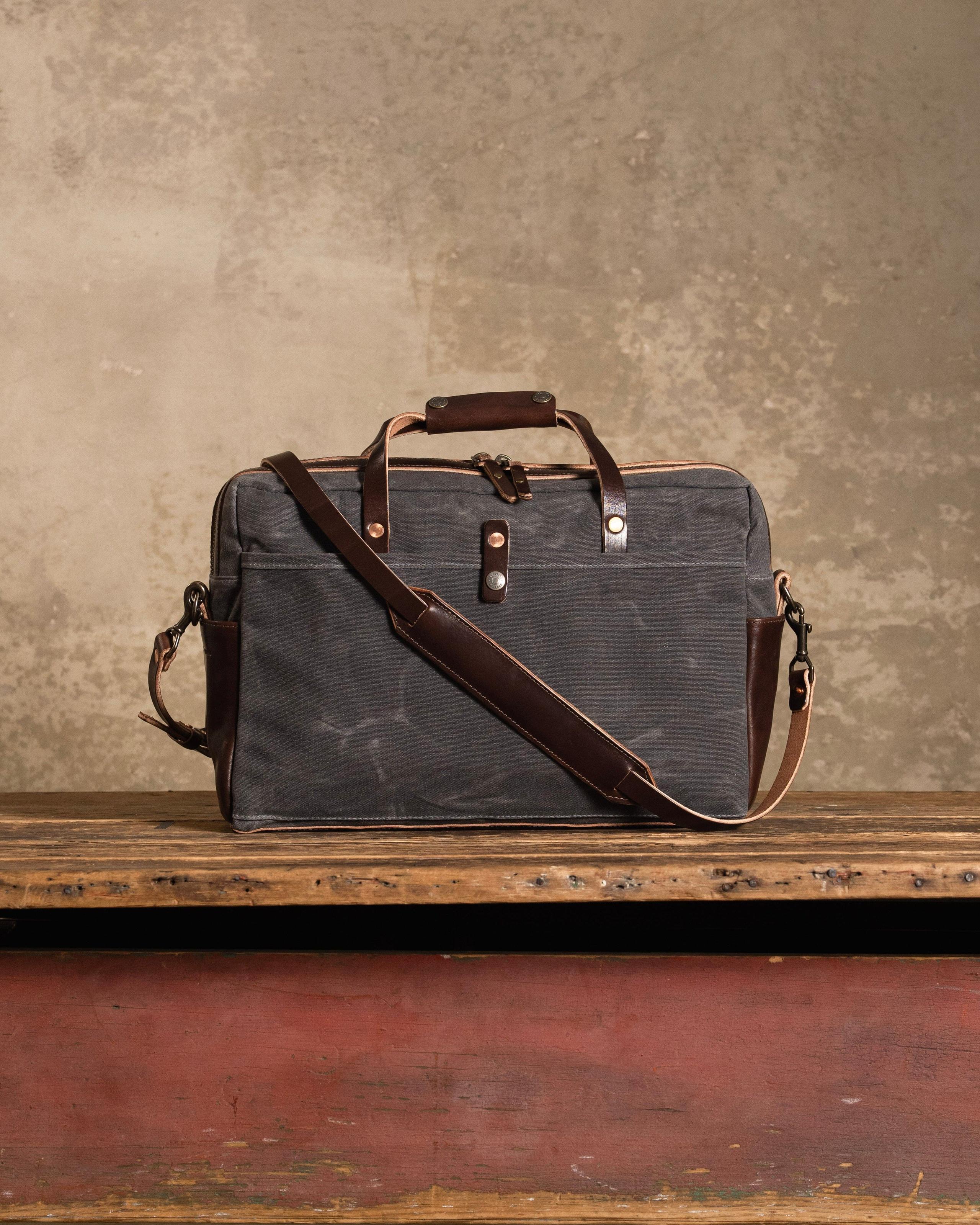 Courier Briefcase -  Smoke