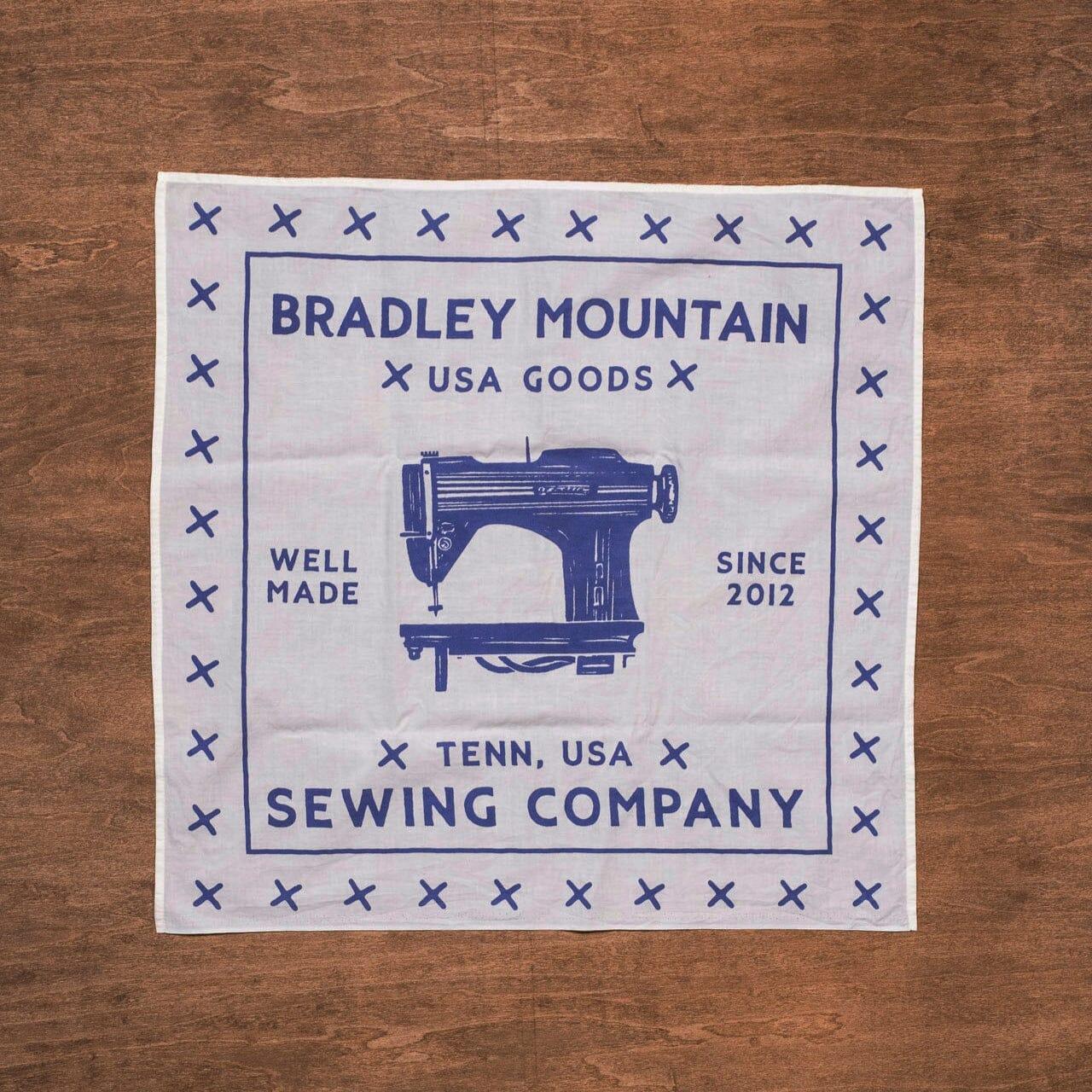 Sewing Company Bandana - White/Blue