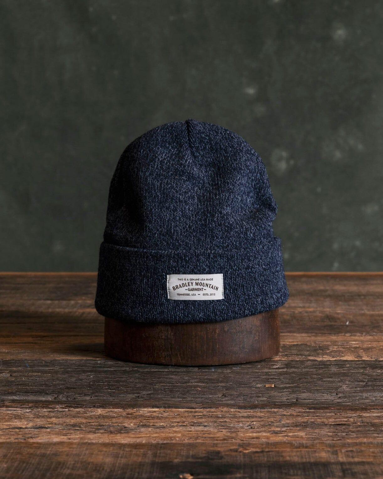 Melange Ragg Wool Beanie - Deep Sea
