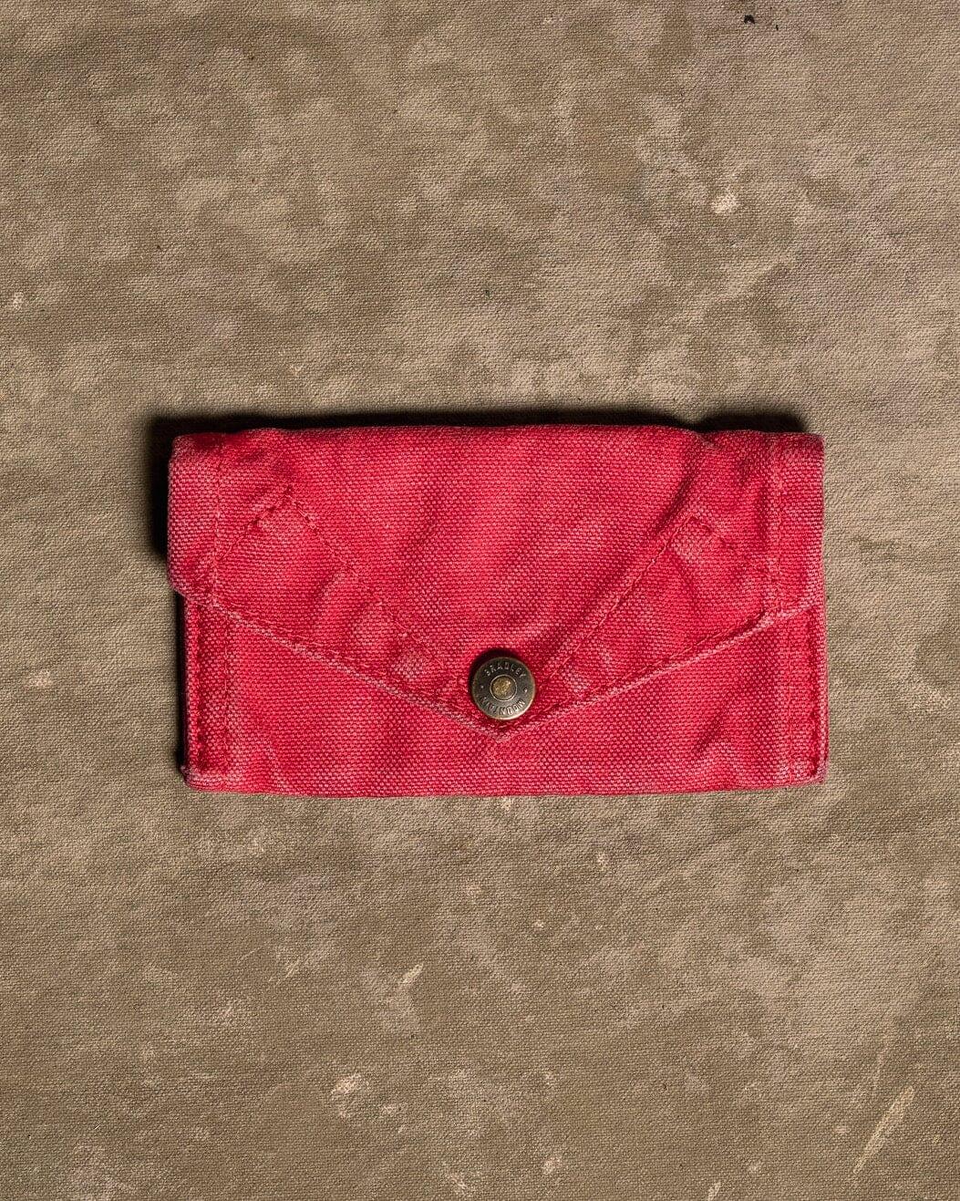 Drifter Canvas Wallet - Washed Red