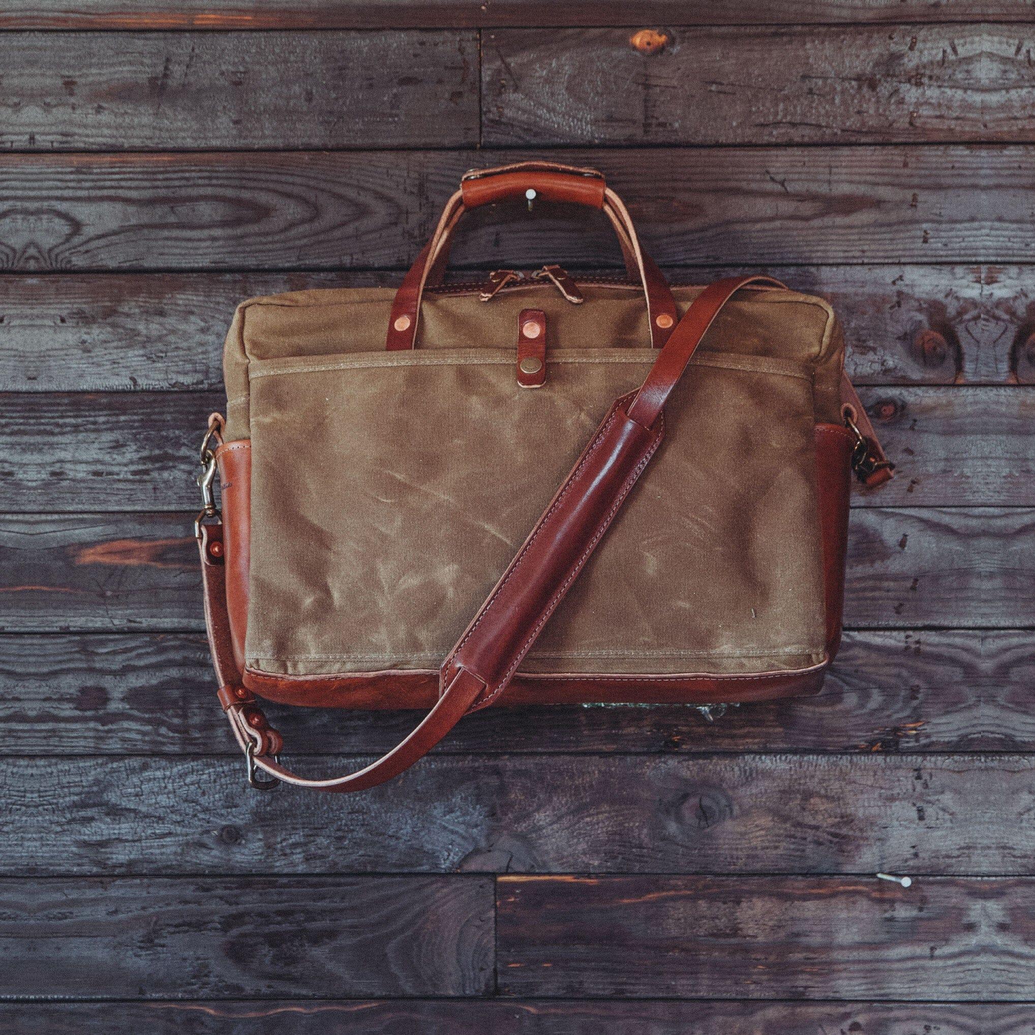 Courier Briefcase - Brush Brown