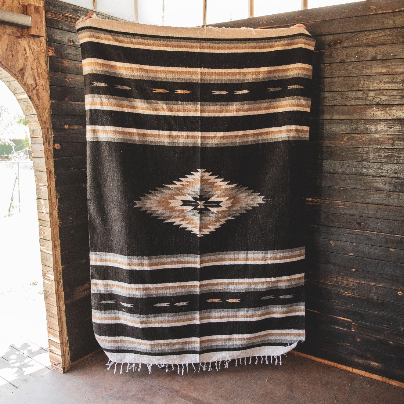 San Miguel Blanket - Black