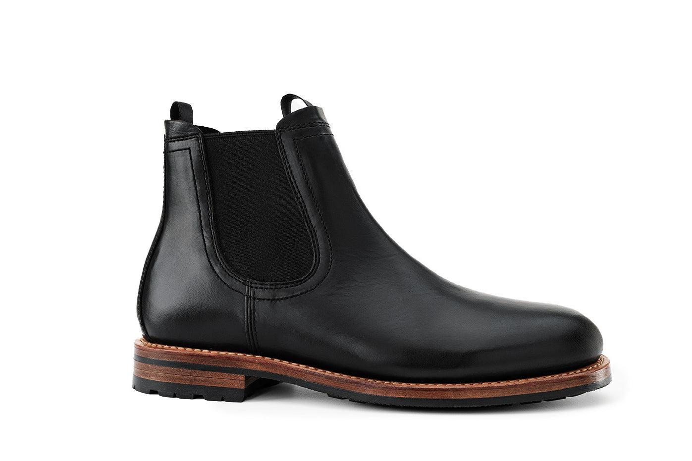 Sherman Chelsea Boot Black
