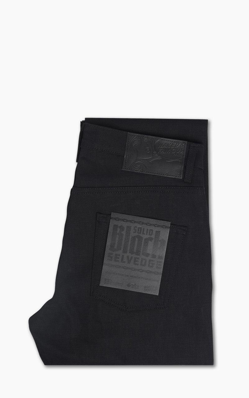 Easy Guy Solid Black Selvedge Black 13oz