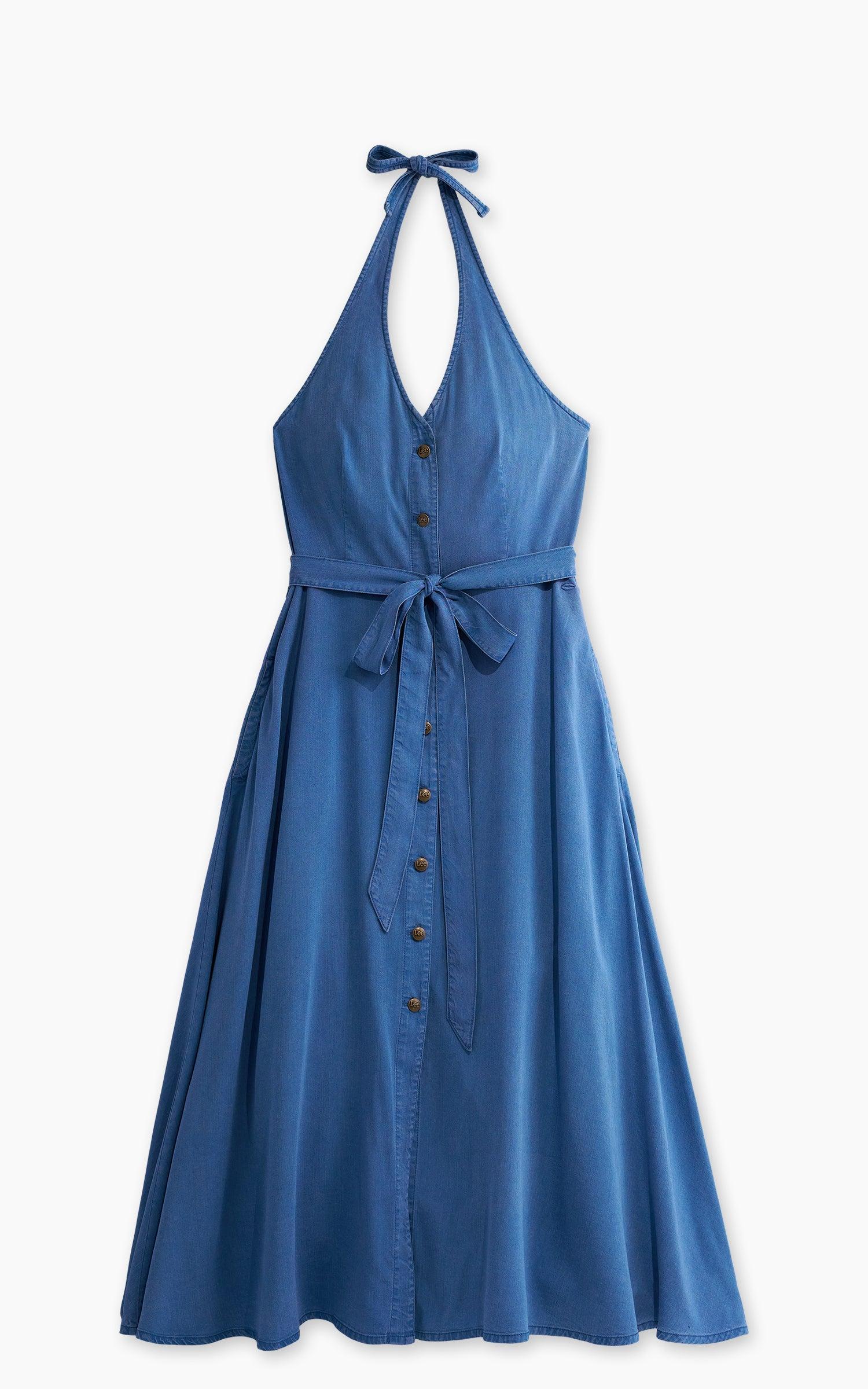 x Marilyn Halter Dress Ice Storm