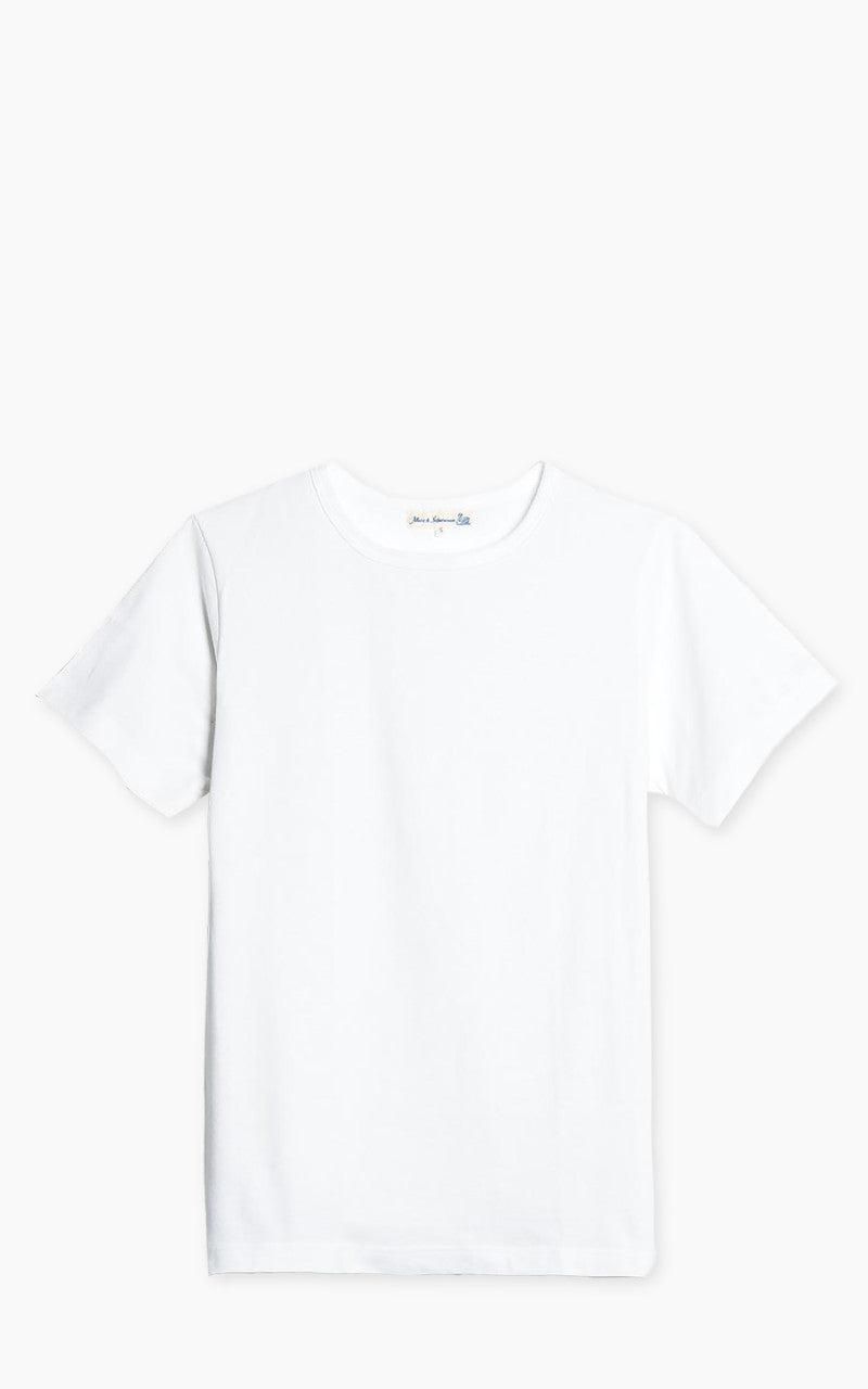 1950s Loopwheeled Tee White