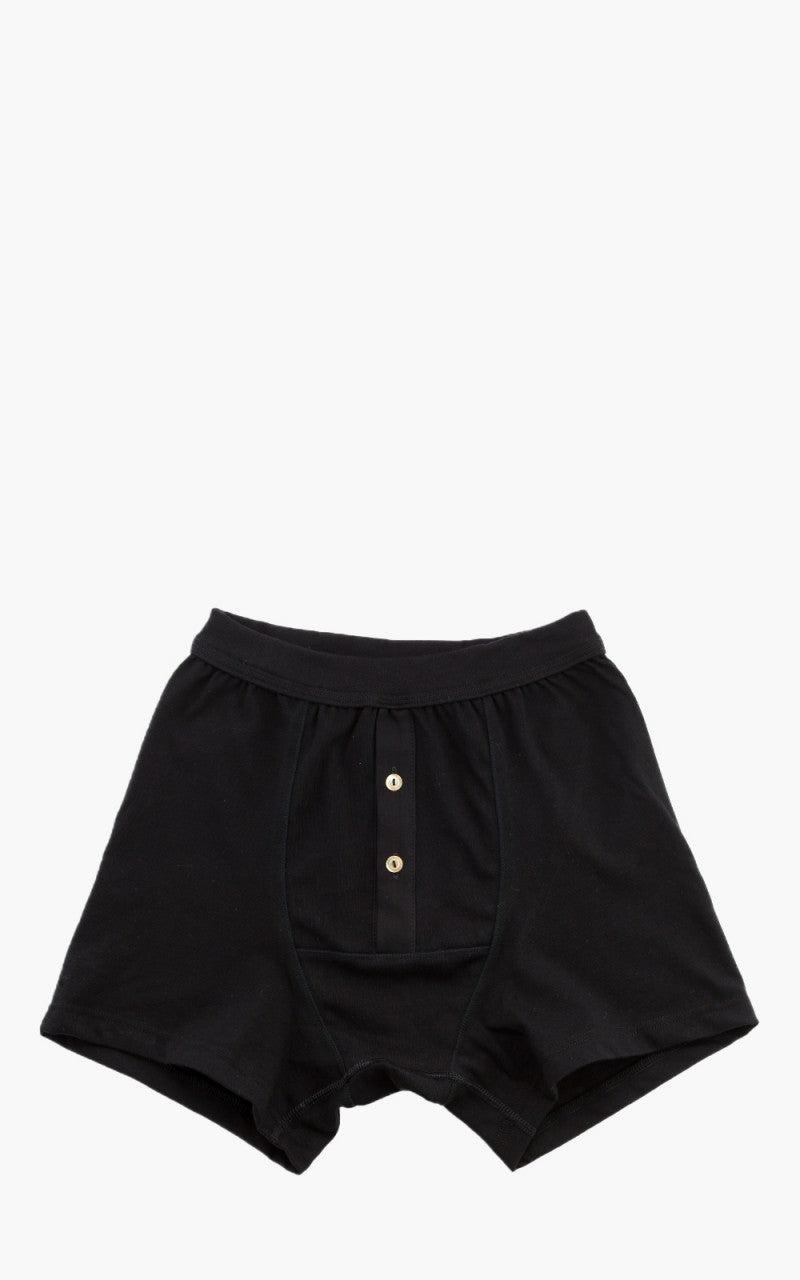 255 Button Facing Underpants Black
