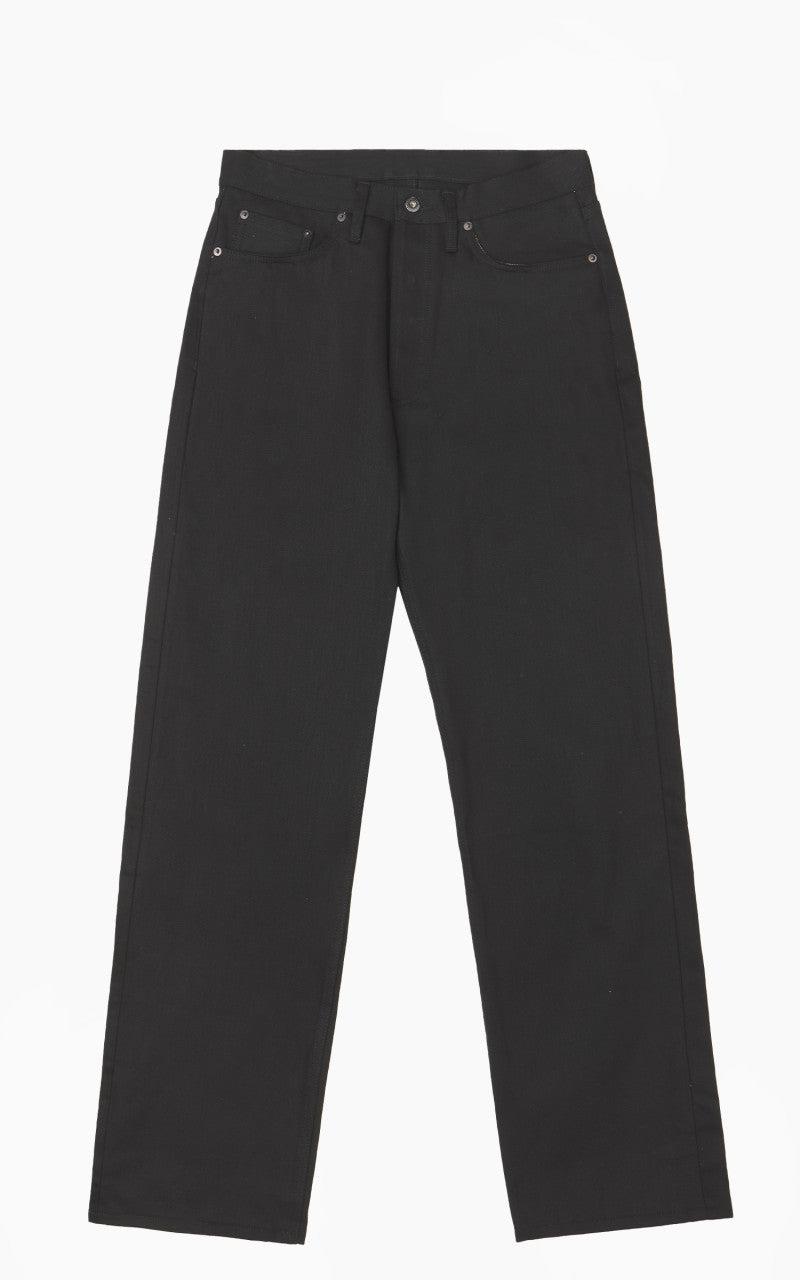 RS-220x Relaxed Straight Selvedge Double Black 14.5oz