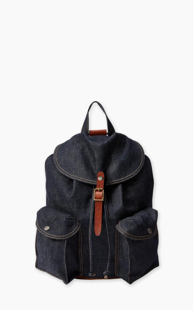 Riley Denim Backpack True Indigo