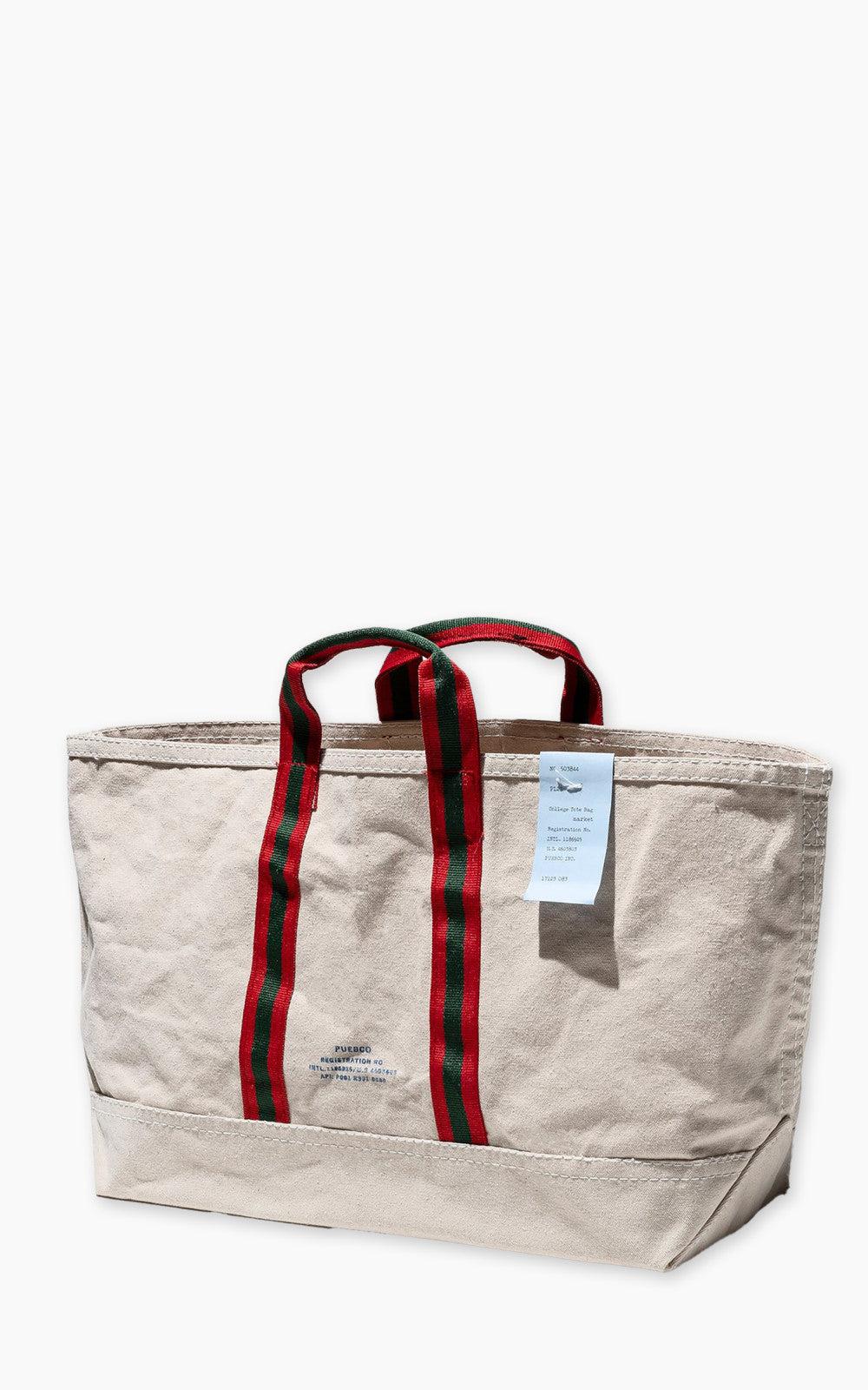 College Tote Bag Market Natural