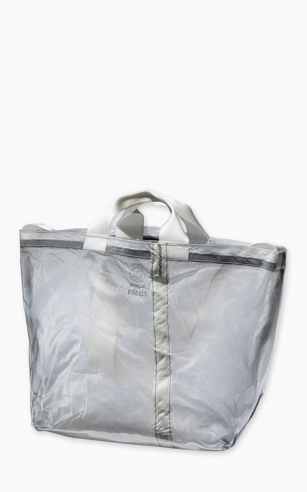 Covered Parachute Shoulder Bag White