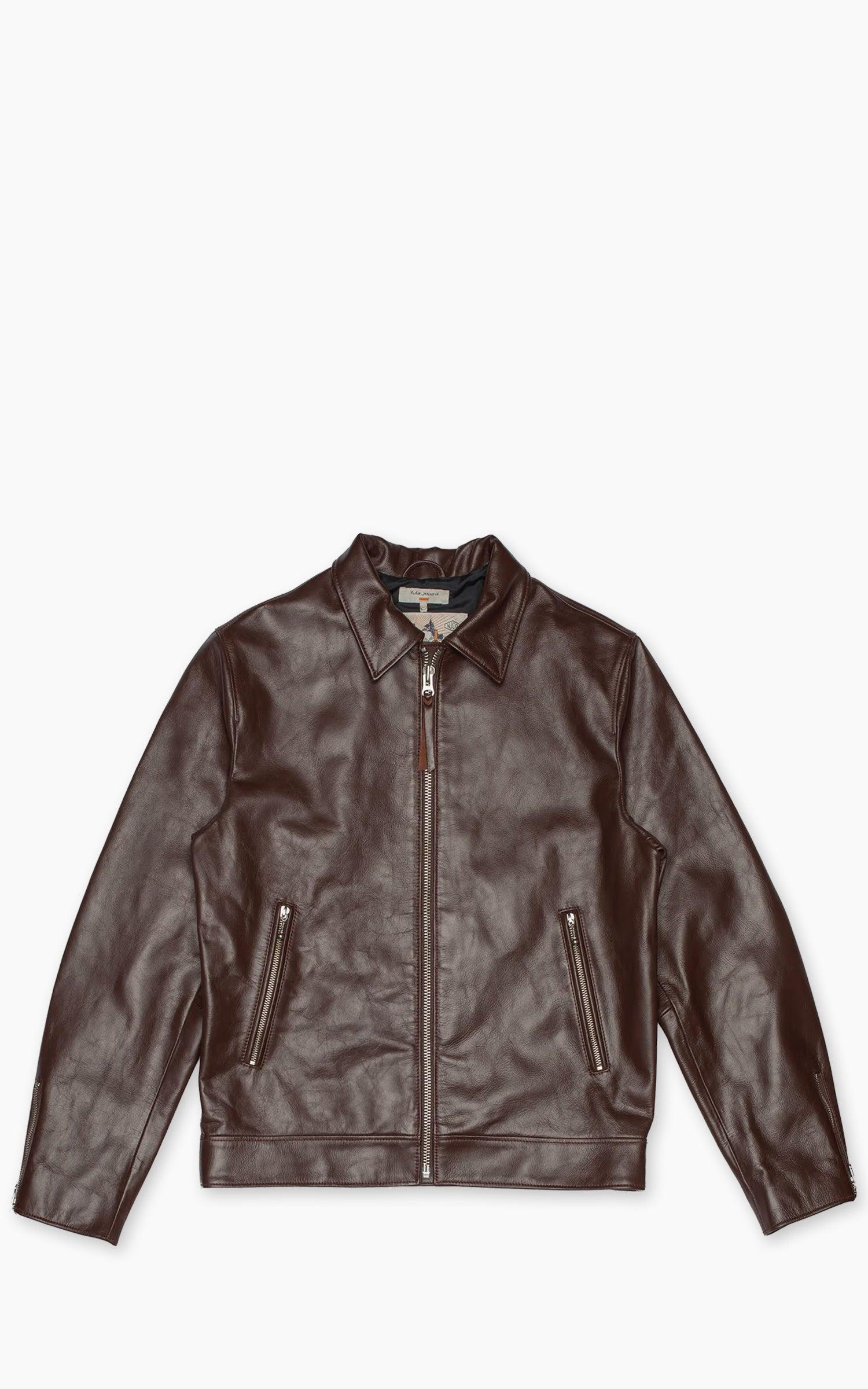 Eddy Rider Leather Jacket Burgundy