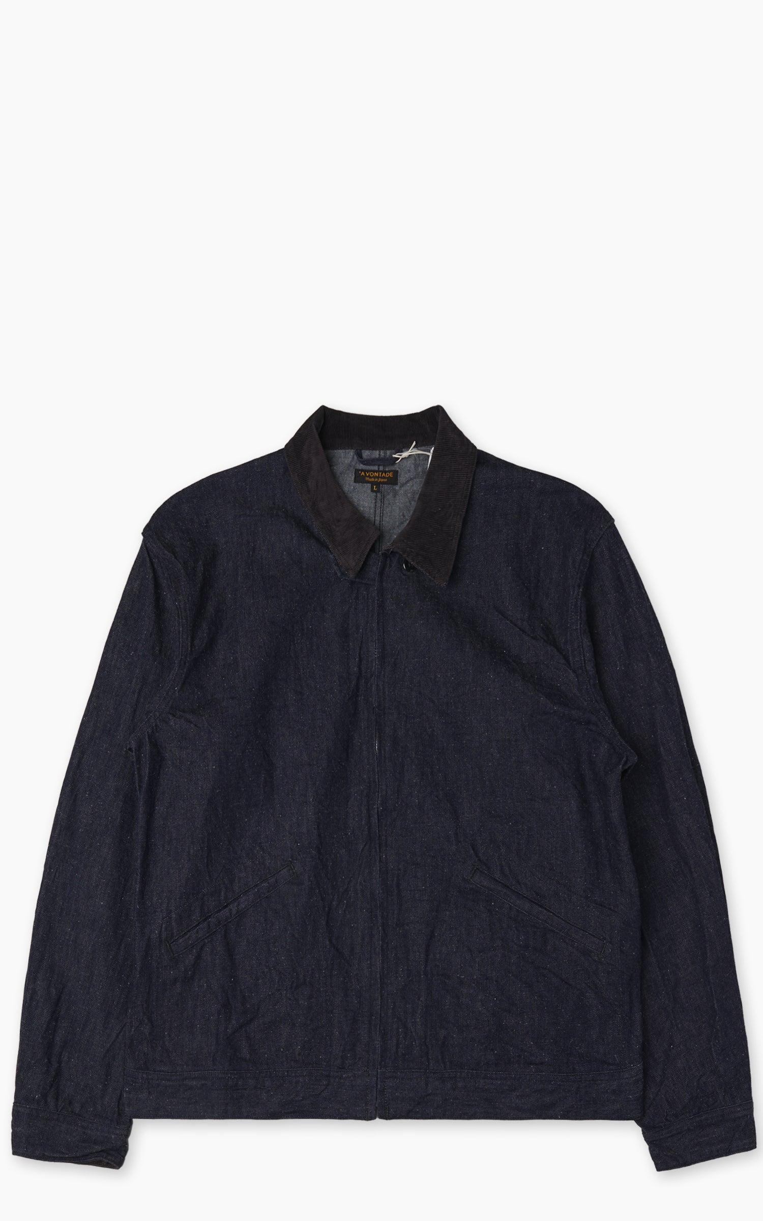 VTD-0565-JK Denim Zip Work Jacket Indigo