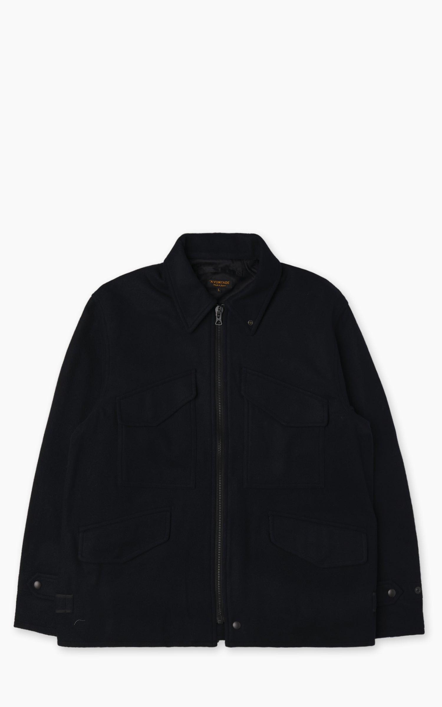 VTD-0604-JK Wool Mechanic Jacket Dark Navy