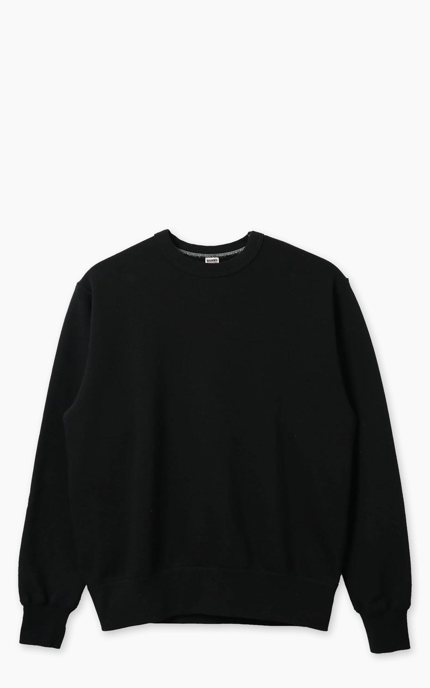 BR-3333 COZUN French Terry Crewneck Sweatshirt Black