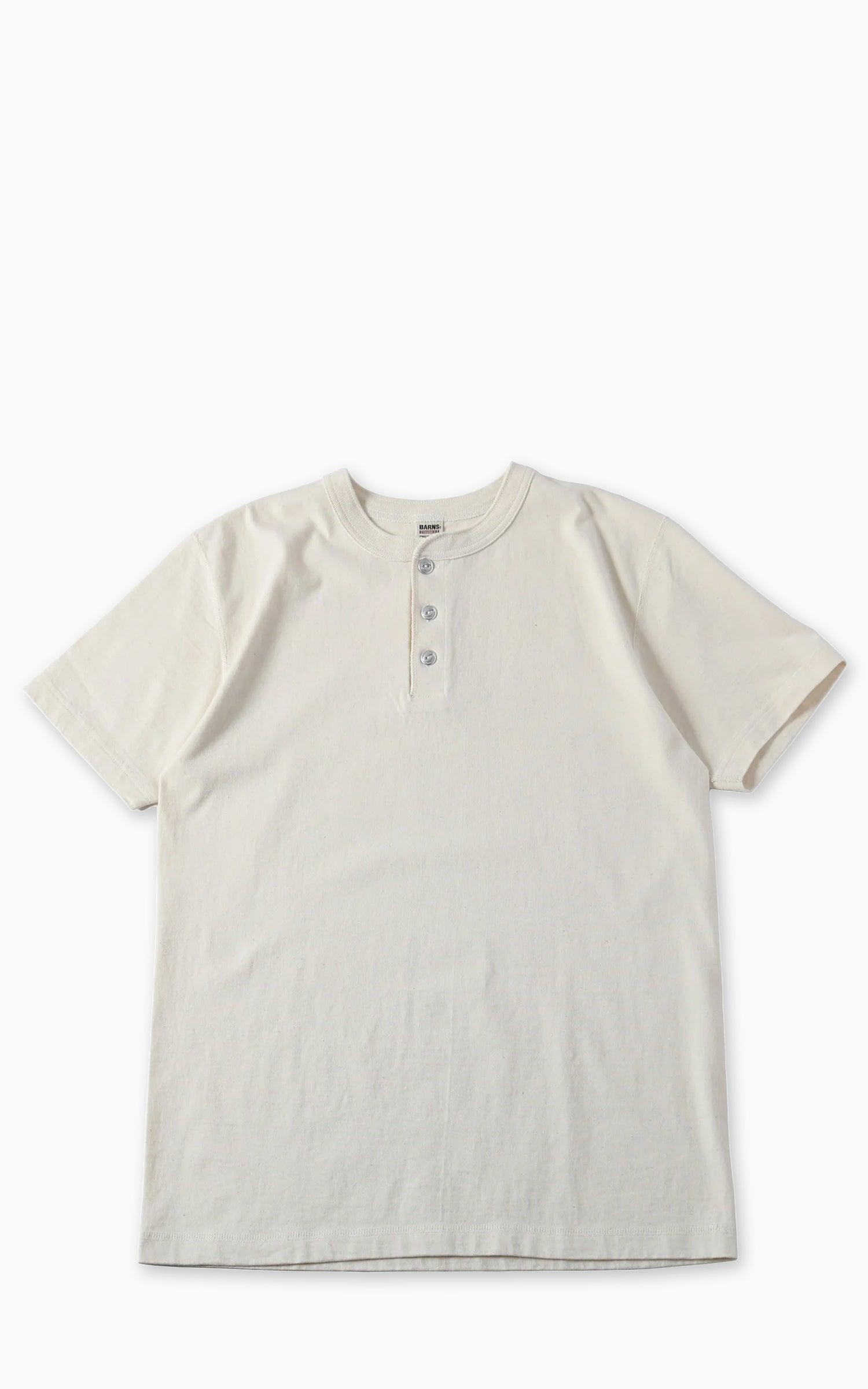 BR-8146SP COZUN S/S Henley T-Shirt Ivory