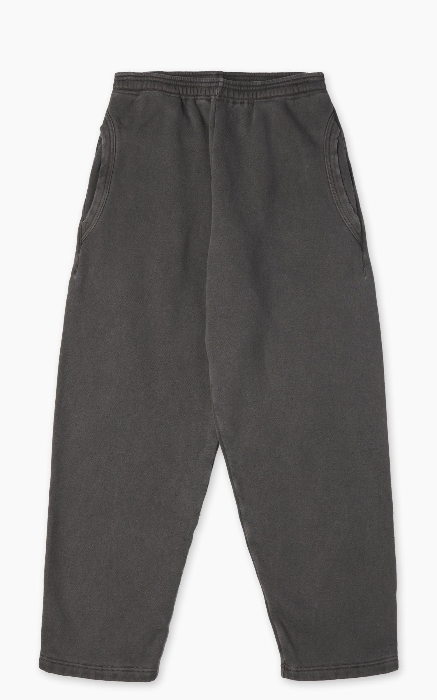 BR-3049PG Wide Tapered Sweatpants Pigment Dye Black
