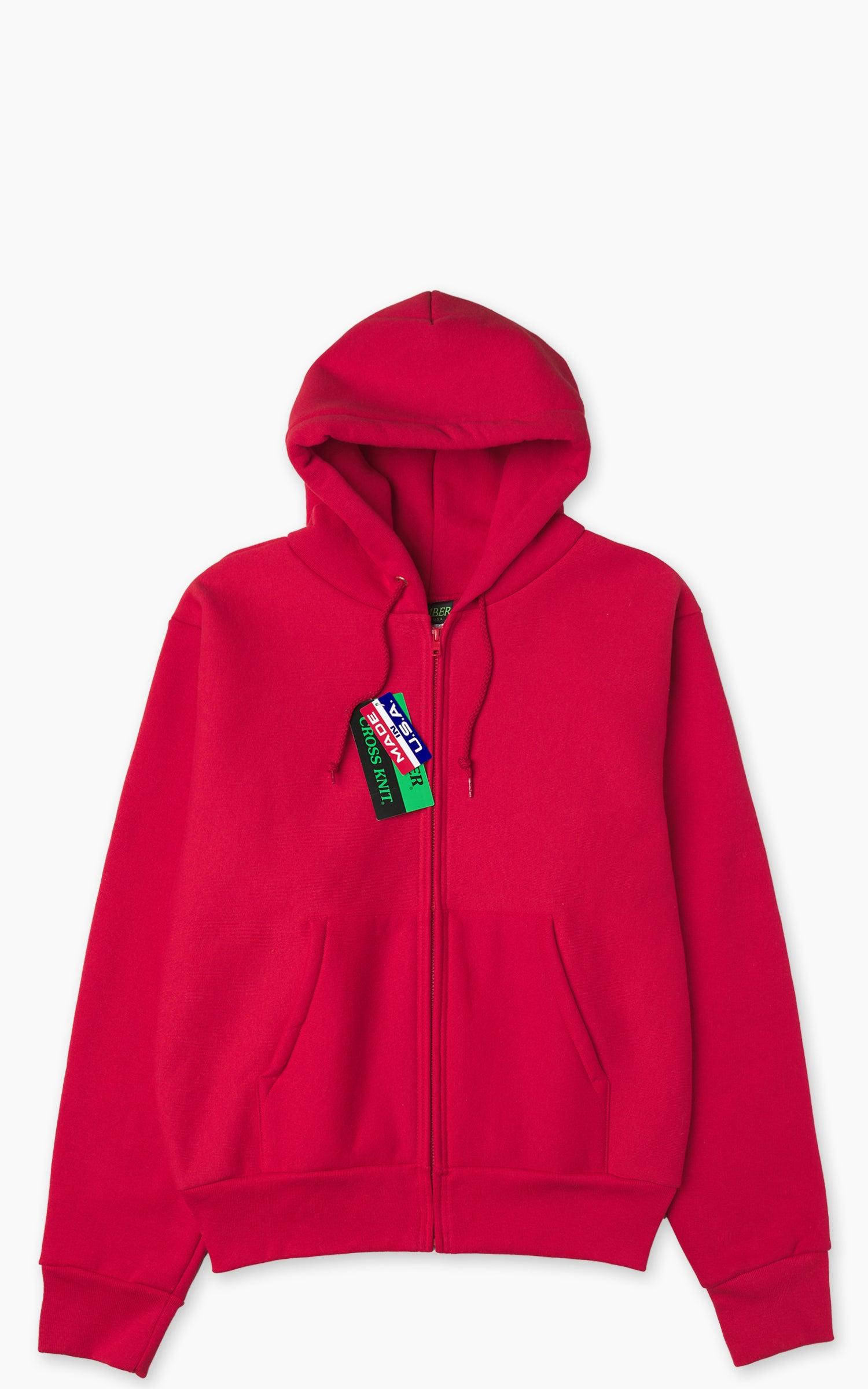#231 Heavyweight Zip Hoody Red