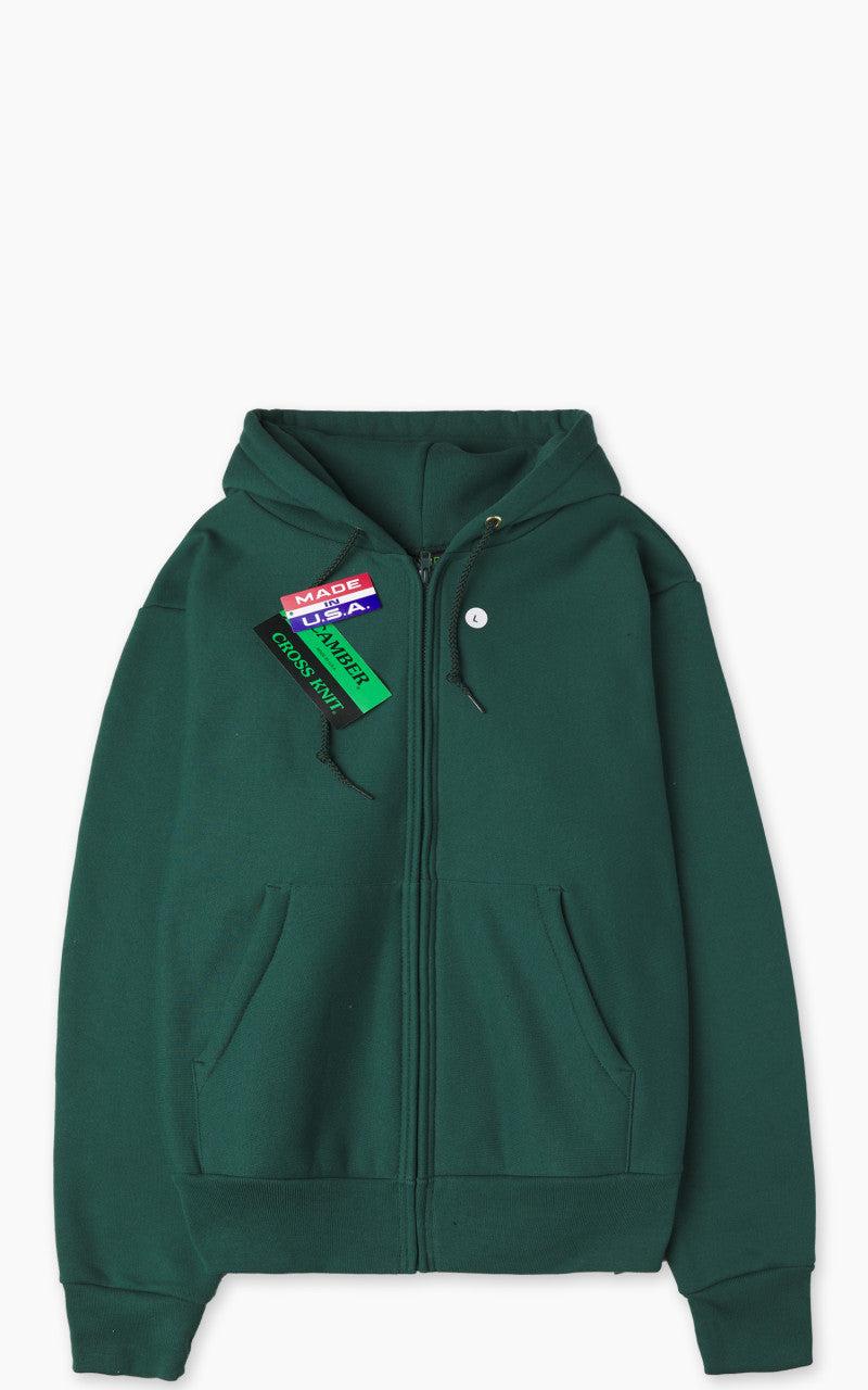 #231 Heavyweight Zip Hoody Dark Green