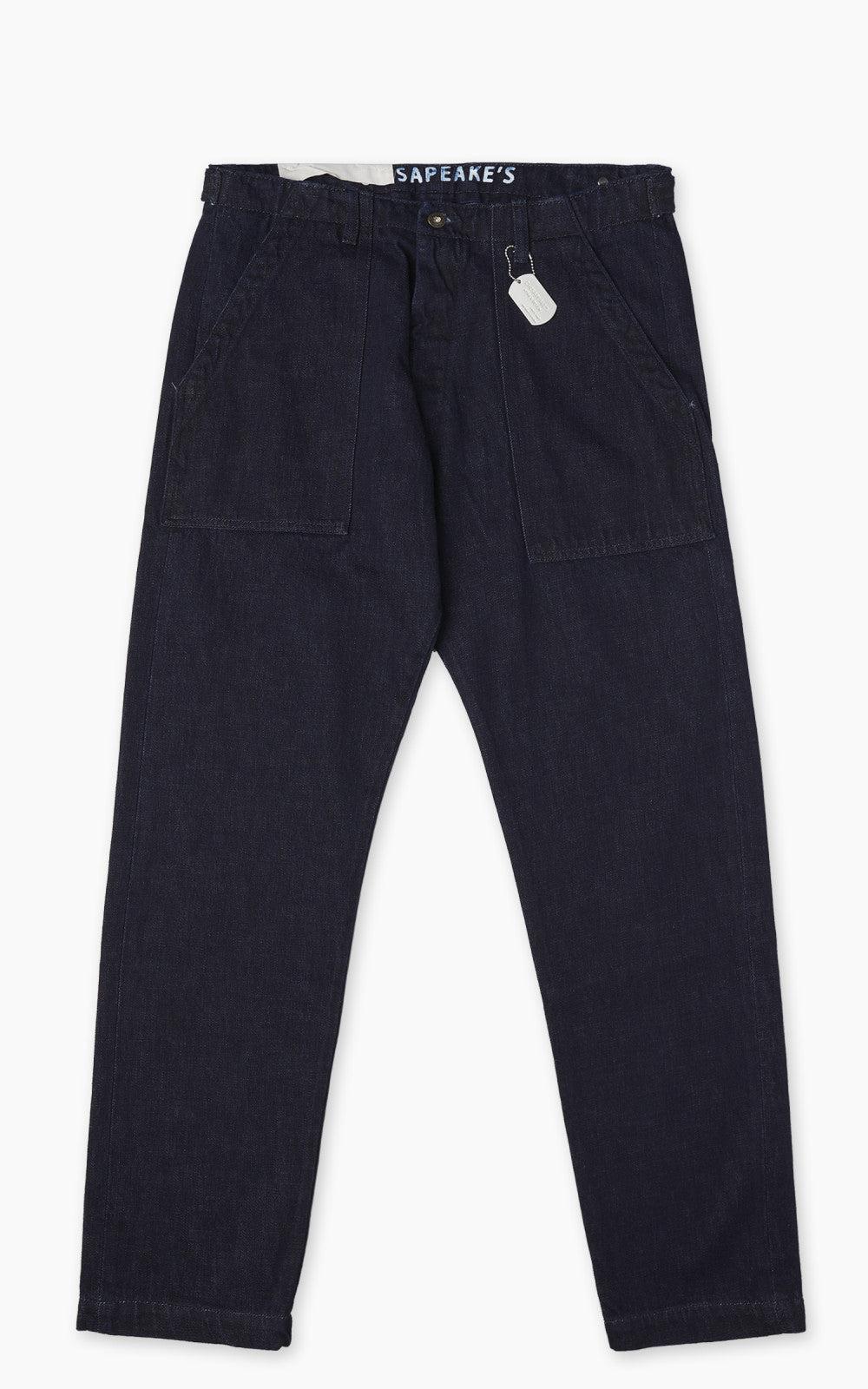 Chesapeake's Fatigue Pant Denim Selvedge Rinsed Indigo