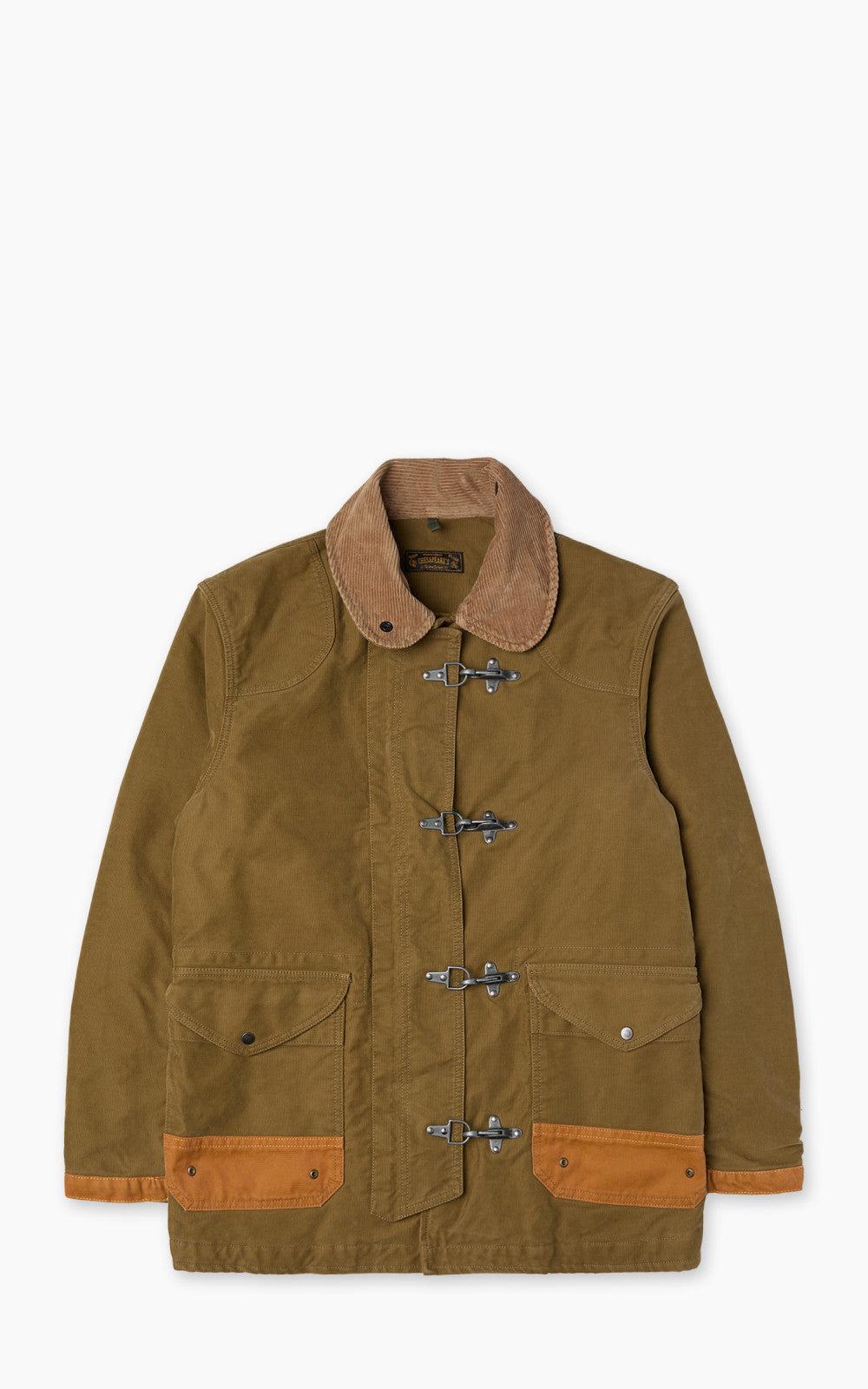 Chesapeake's Jungle Cloth Bedford Fireman Jacket Khaki Green